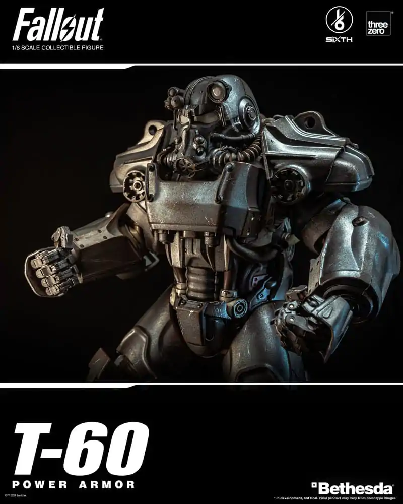 Fallout FigZero Action Figure 1/6 T-60 Power Armor 37 cm termékfotó