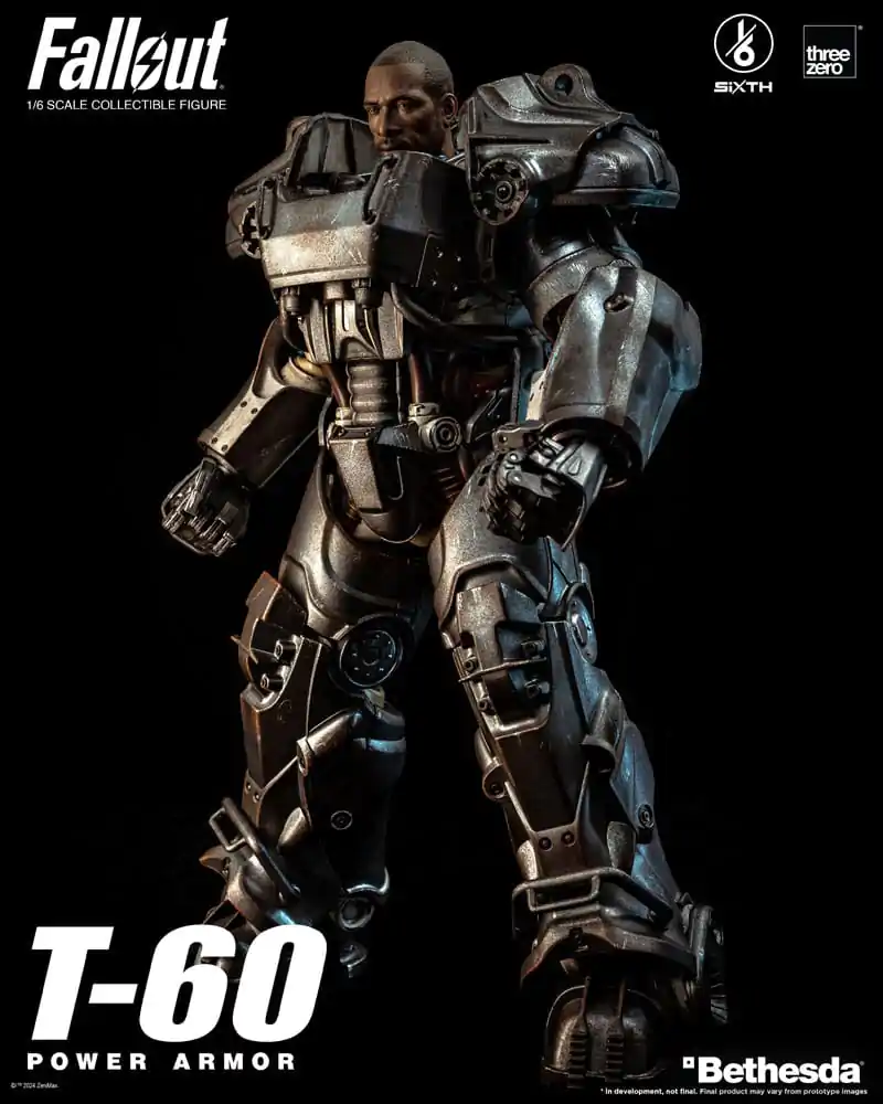 Fallout FigZero Action Figure 1/6 T-60 Power Armor 37 cm termékfotó