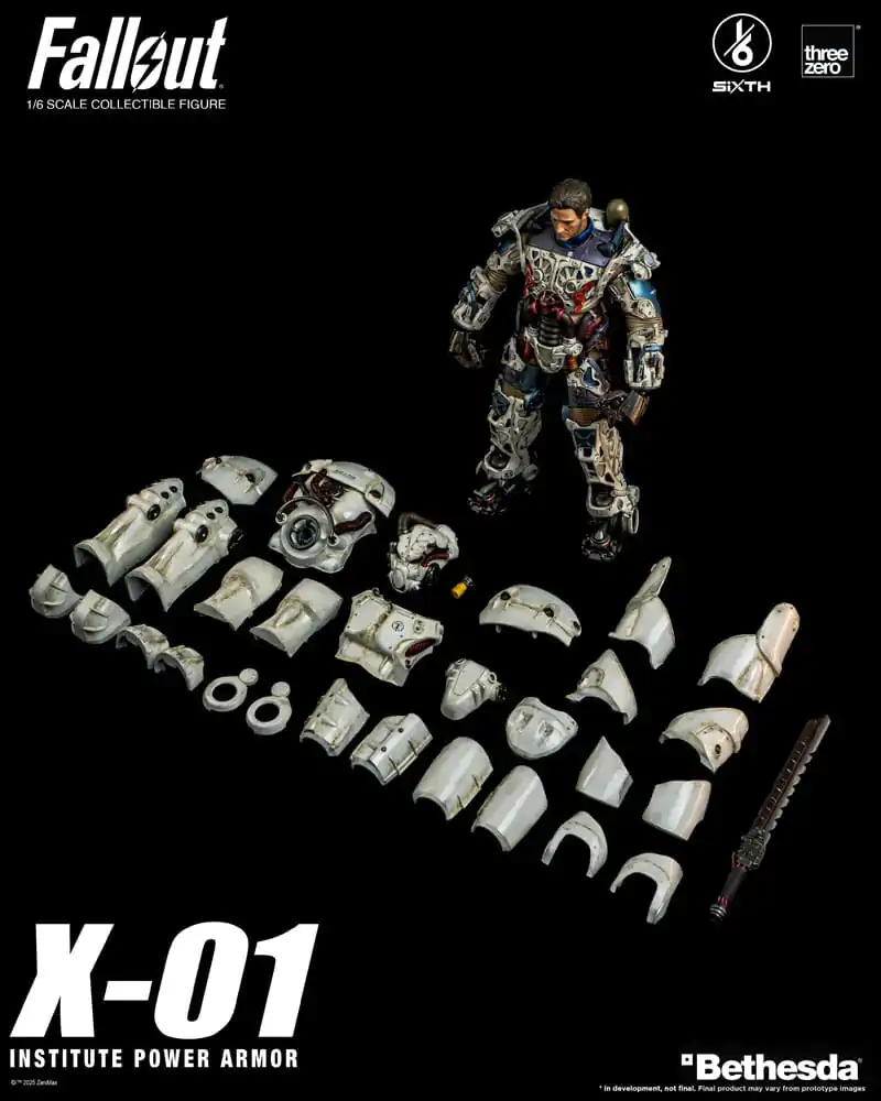 Fallout FigZero 1/6 X-01 Institute Power Armor akciófigura 37 cm  termékfotó