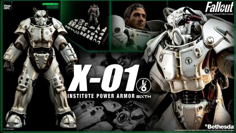 Fallout FigZero 1/6 X-01 Institute Power Armor akciófigura 37 cm  termékfotó