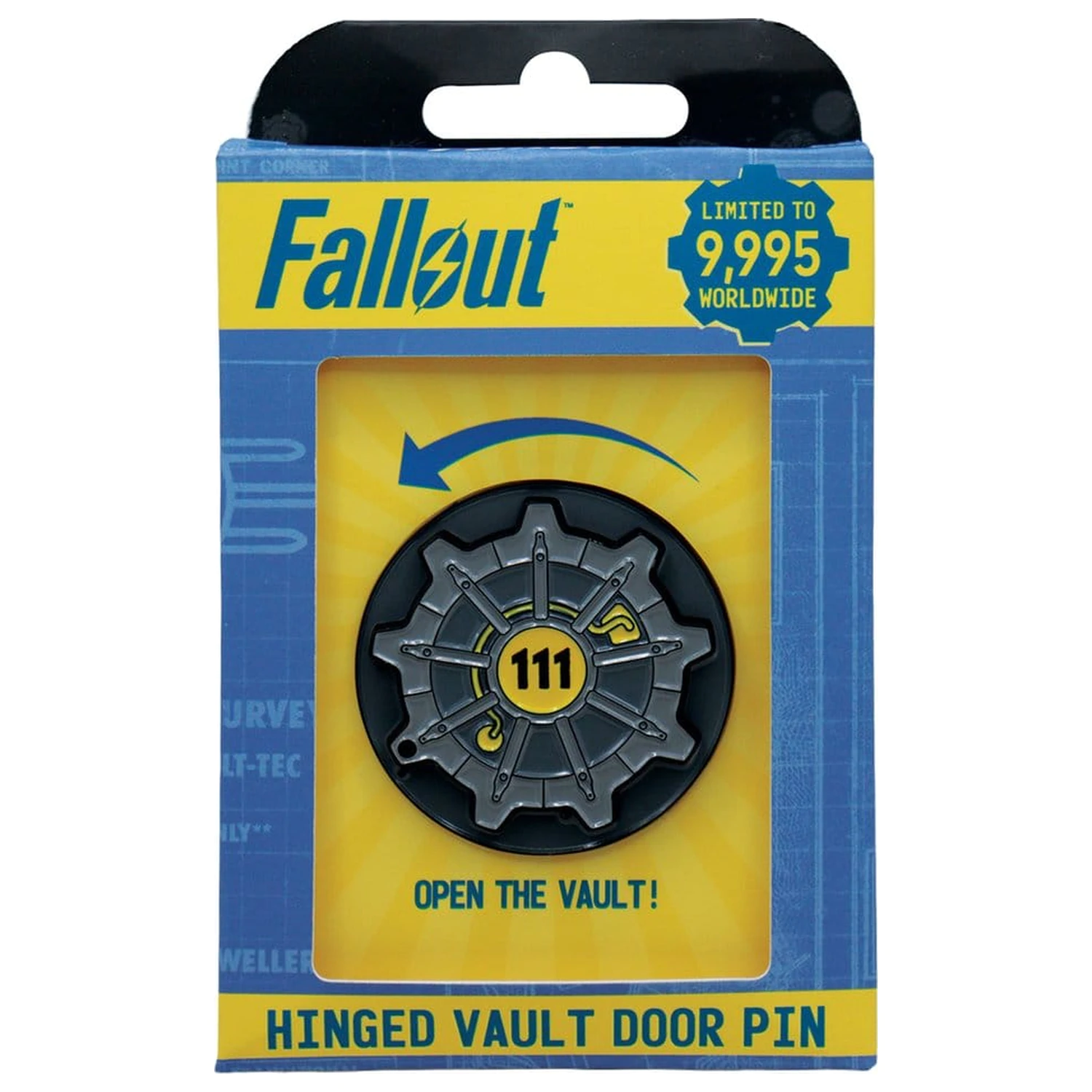 Fallout kitűző Vault Door 111 Limitált kiadás Hinged termékfotó