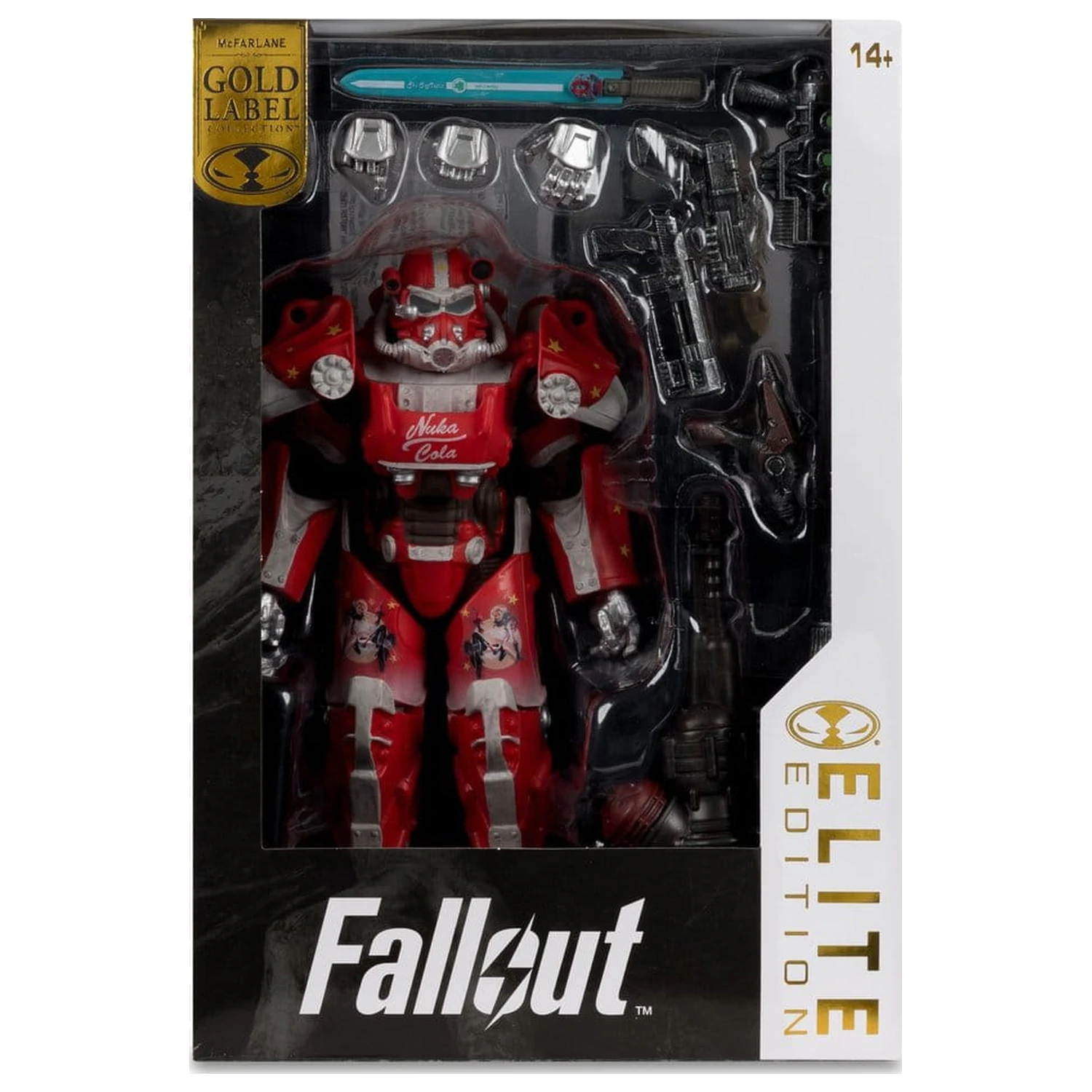 Fallout McFarlane Elite Edition akciófigura Fallout 76 Nuka Cola T-60 (Gold Label) 19 cm termékfotó