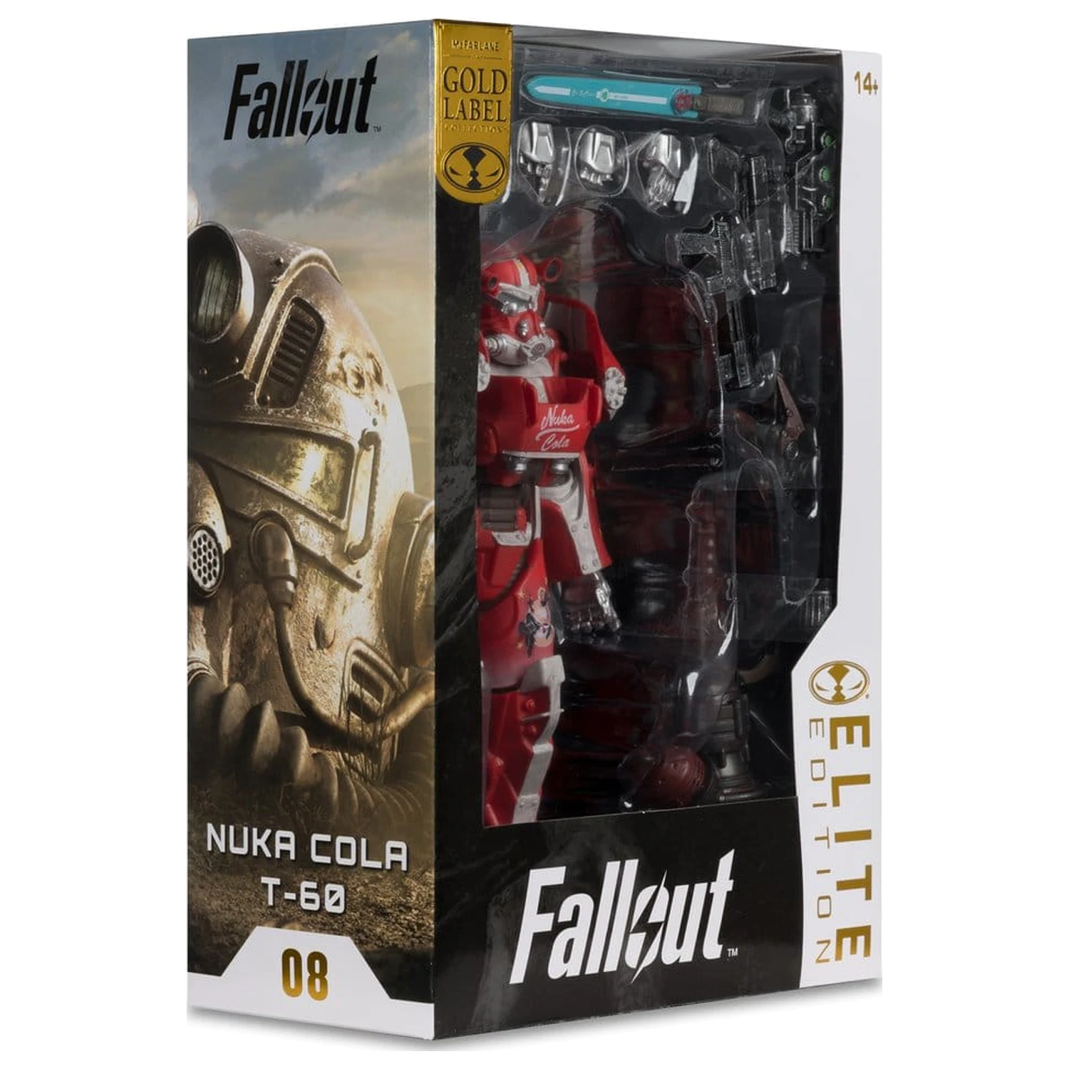 Fallout McFarlane Elite Edition akciófigura Fallout 76 Nuka Cola T-60 (Gold Label) 19 cm termékfotó
