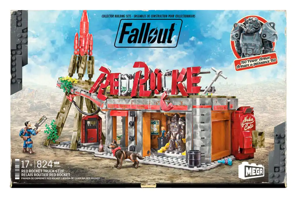 Fallout MEGA Red Rocket Truck Stop építőkészlet termékfotó