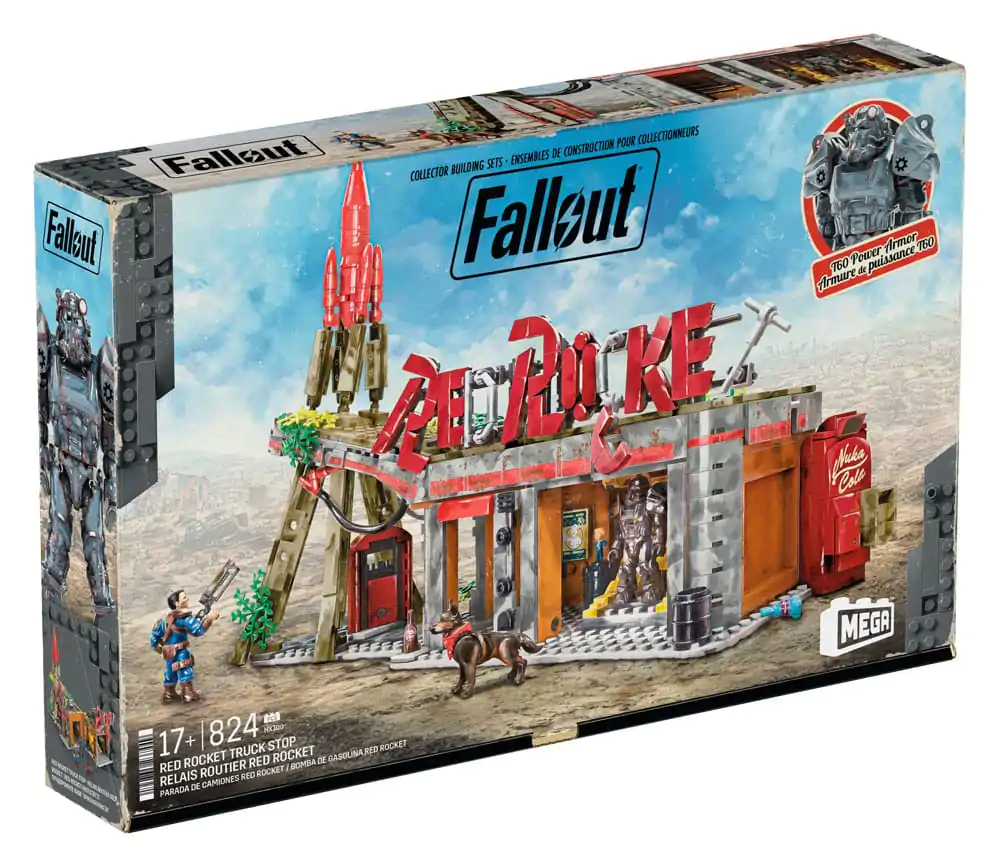 Fallout MEGA Red Rocket Truck Stop építőkészlet termékfotó