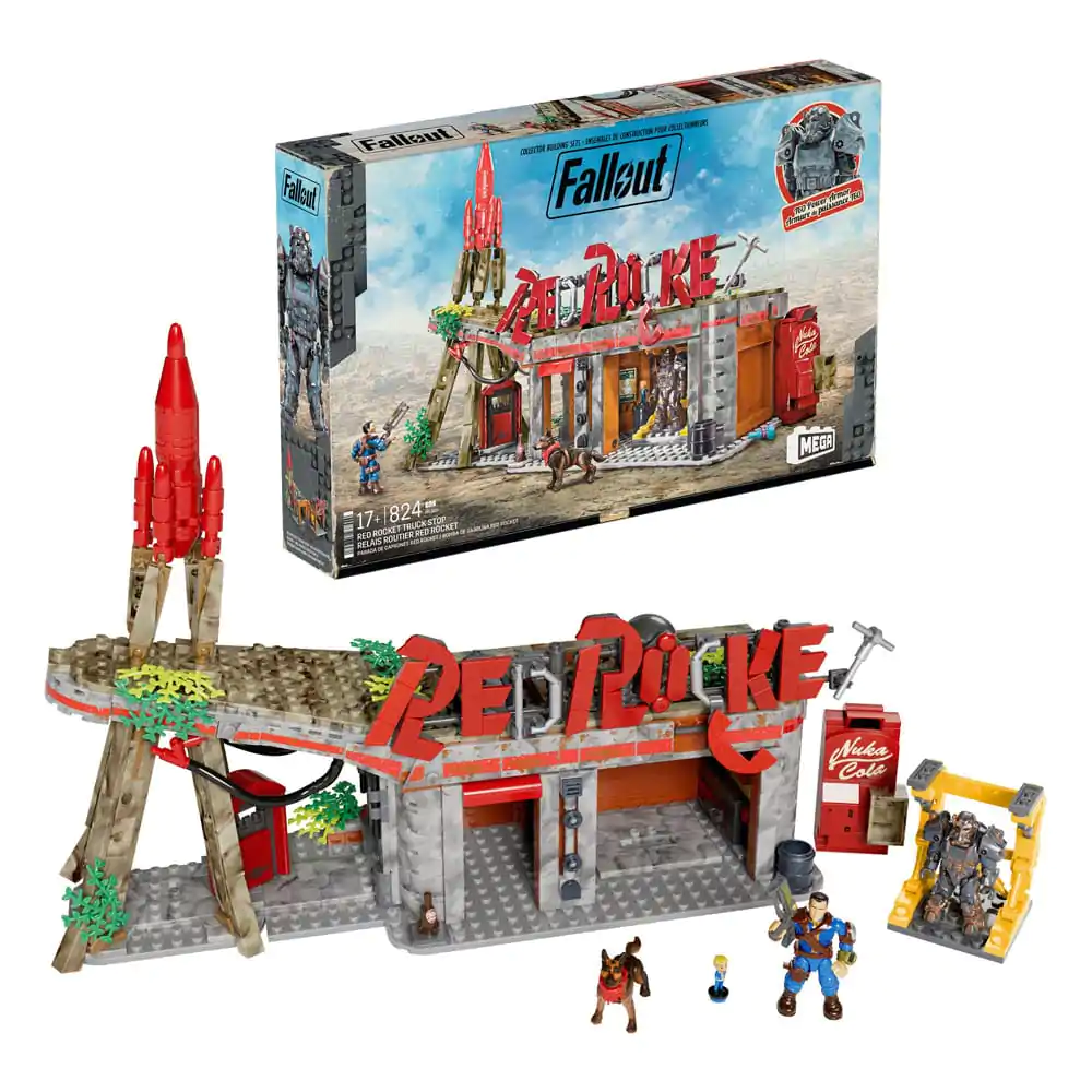 Fallout MEGA Red Rocket Truck Stop építőkészlet termékfotó