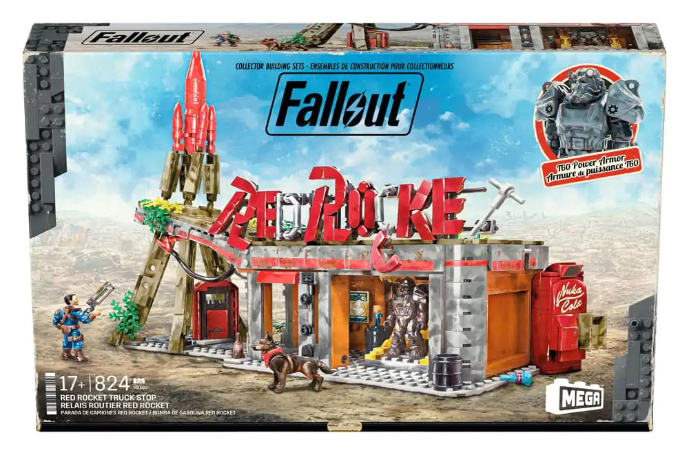 Fallout MEGA Red Rocket Truck Stop építőkészlet termékfotó