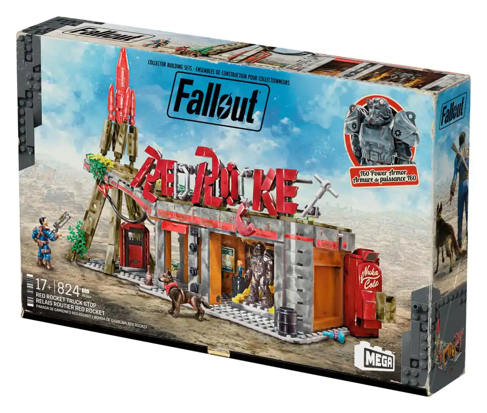 Fallout MEGA Red Rocket Truck Stop építőkészlet termékfotó