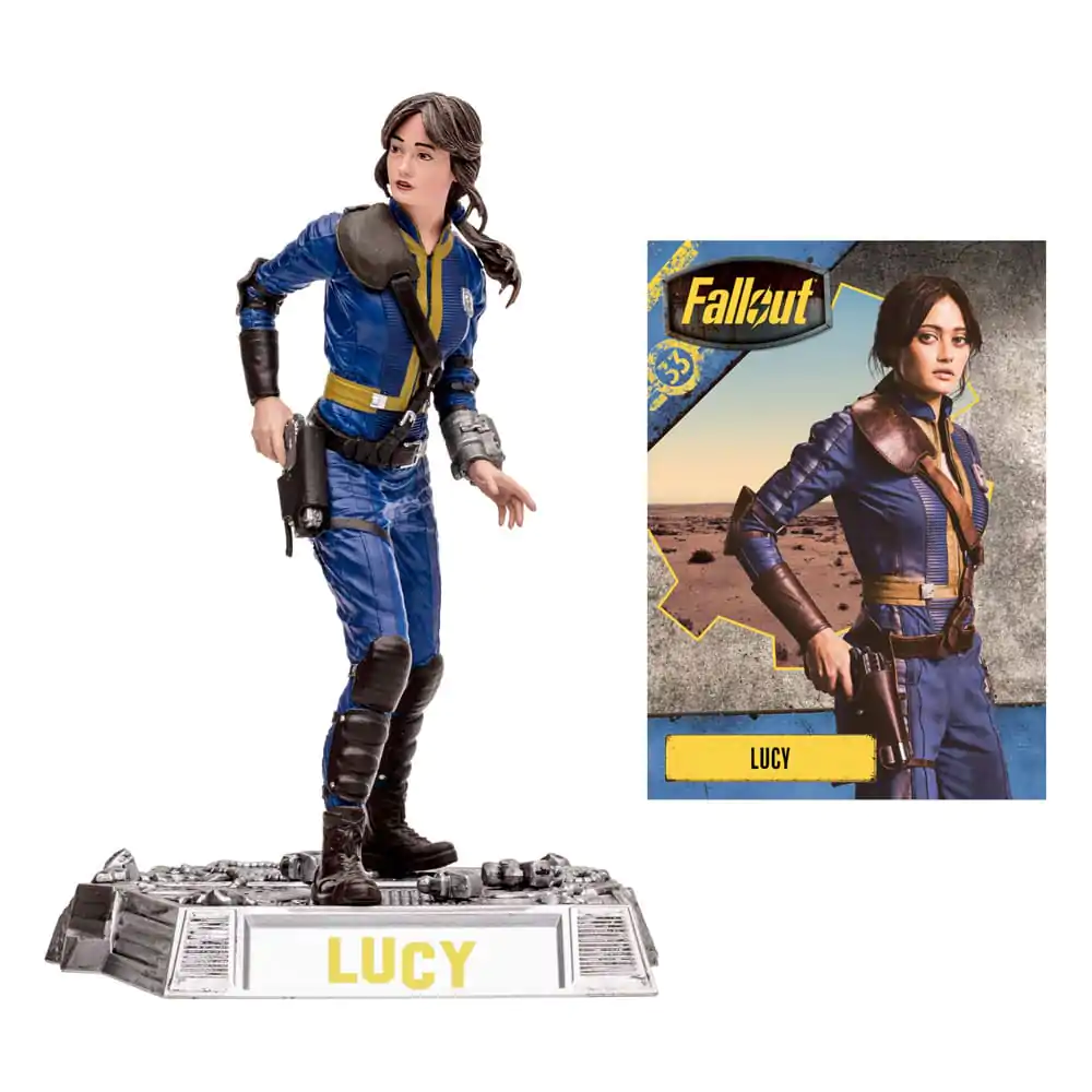 Fallout Movie Maniacs 3-Pack Lucy &amp; Maximus &amp; The Ghoul (GITD) (Gold Label) 3 db-os figura csomag 15 cm termékfotó