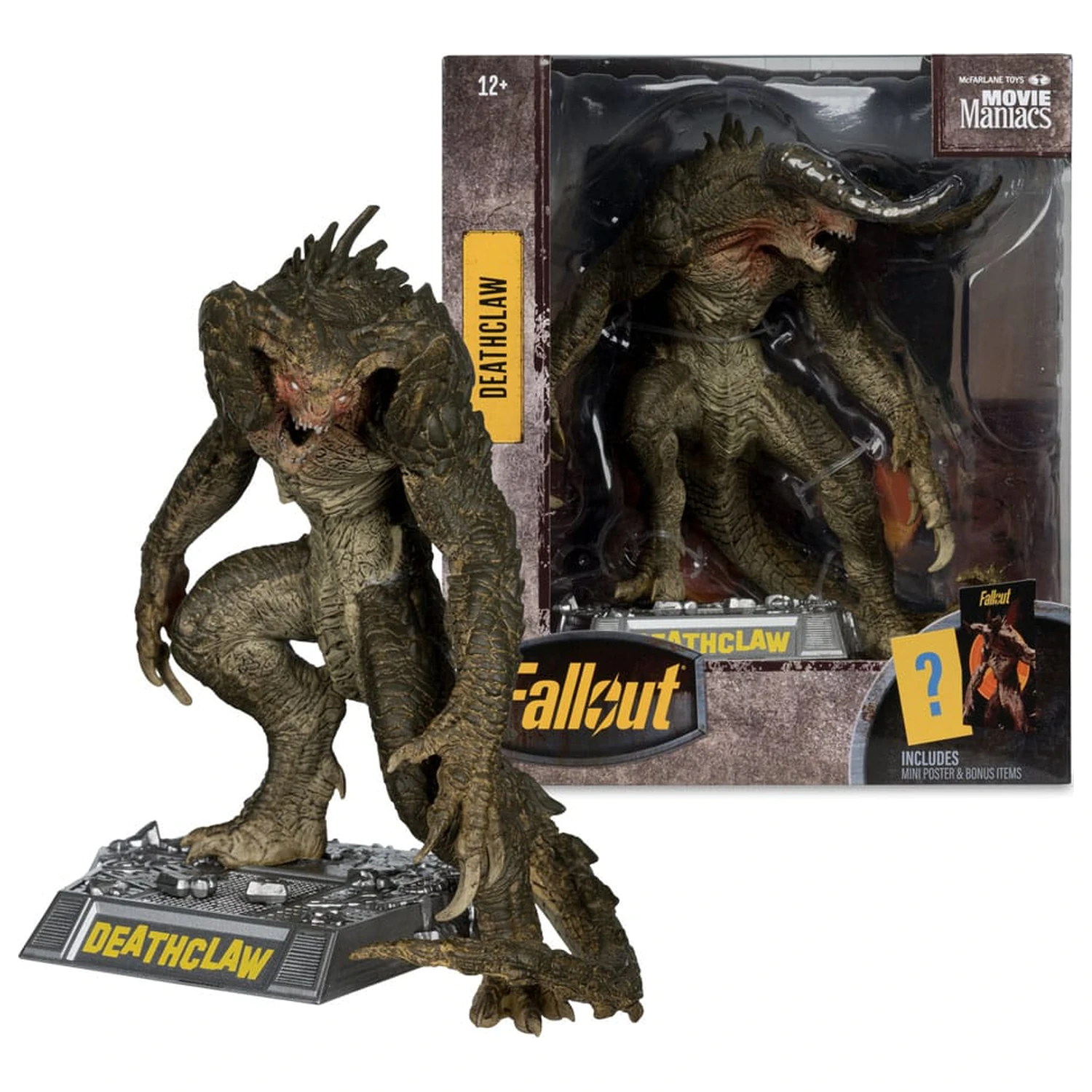Fallout Movie Maniacs szobor figura Deathclaw (Season 2) 19 cm termékfotó