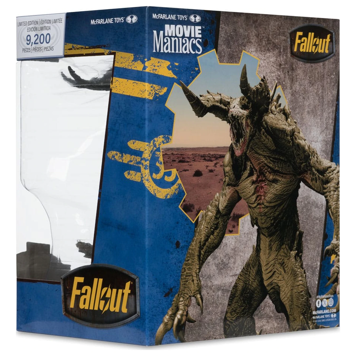 Fallout Movie Maniacs szobor figura Deathclaw (Season 2) 19 cm termékfotó