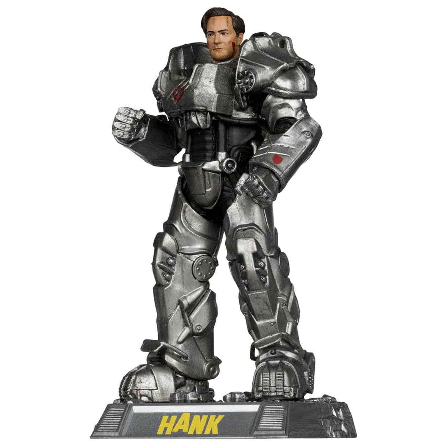 Fallout Movie Maniacs szobor figura Hank Maclean (Season 2) (Red Platinum Edition) 17 cm termékfotó