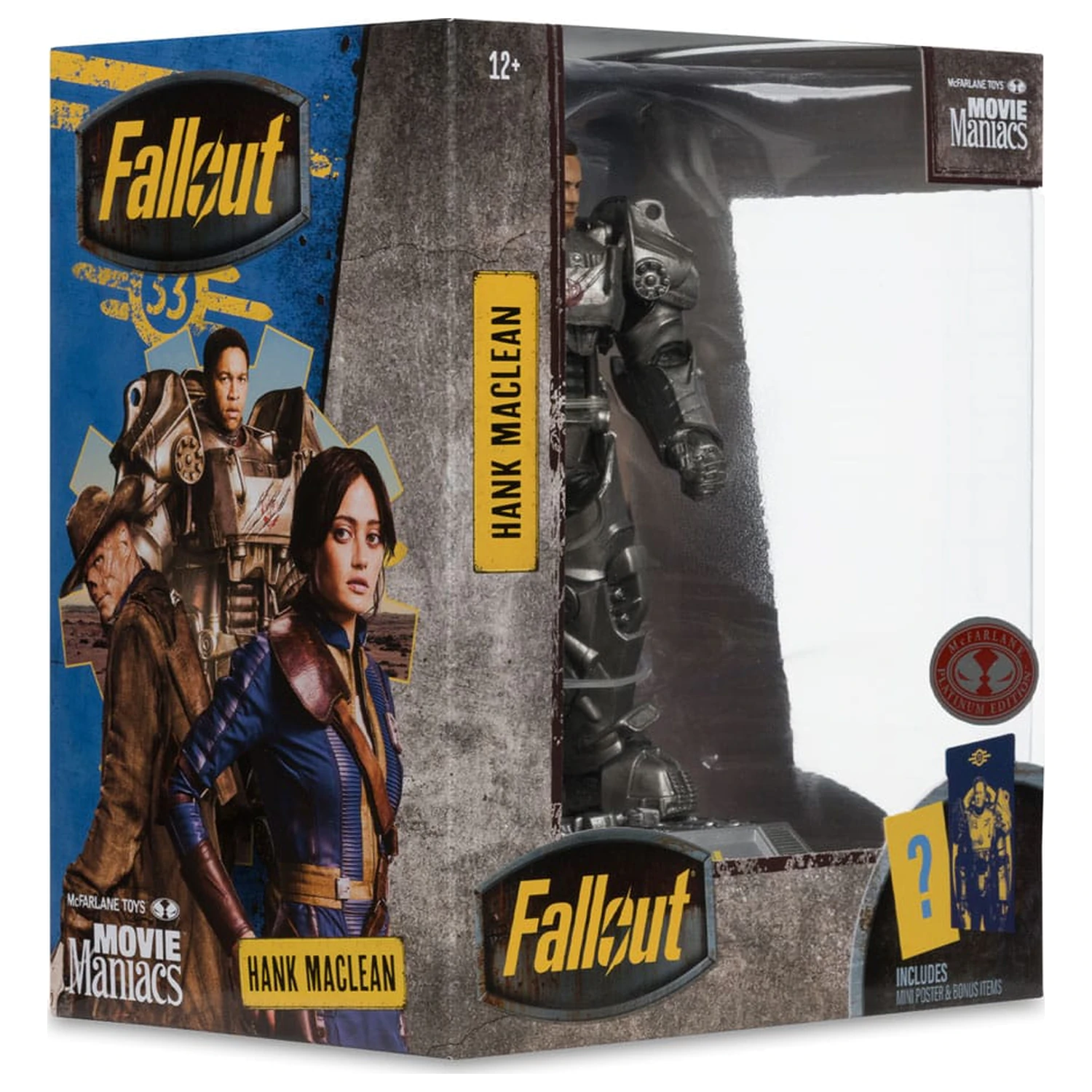 Fallout Movie Maniacs szobor figura Hank Maclean (Season 2) (Red Platinum Edition) 17 cm termékfotó