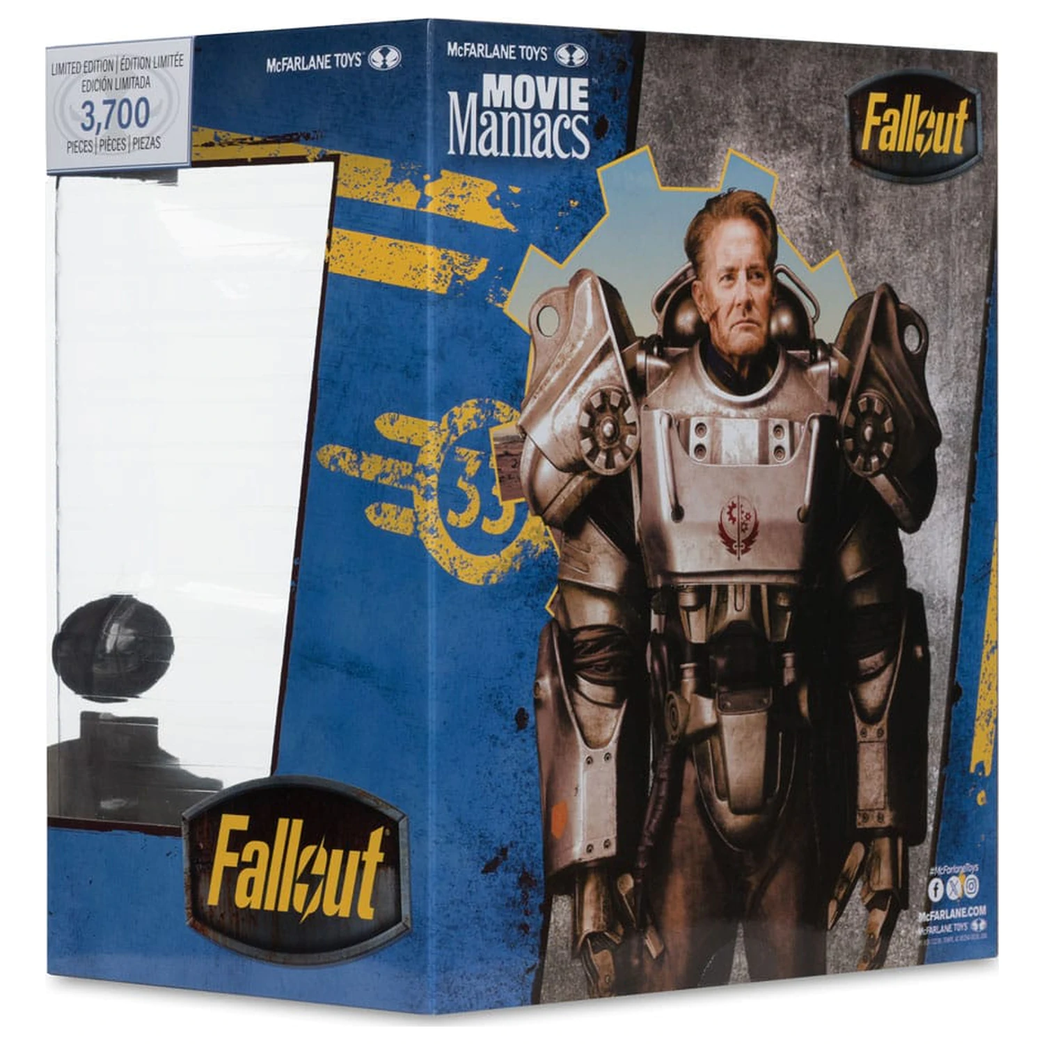Fallout Movie Maniacs szobor figura Hank Maclean (Season 2) (Red Platinum Edition) 17 cm termékfotó