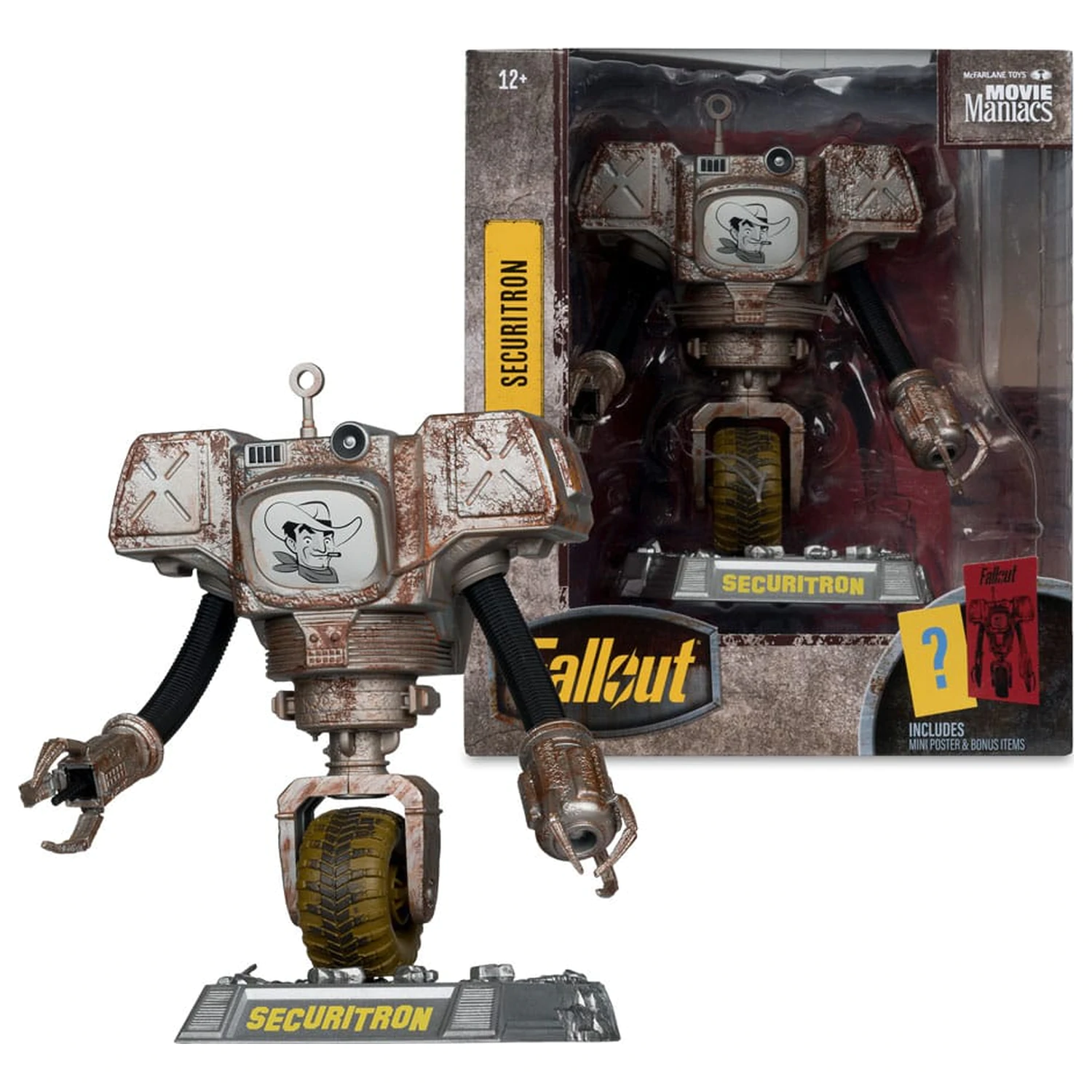 Fallout Movie Maniacs szobor figura Securitron (Season 2) 15 cm termékfotó