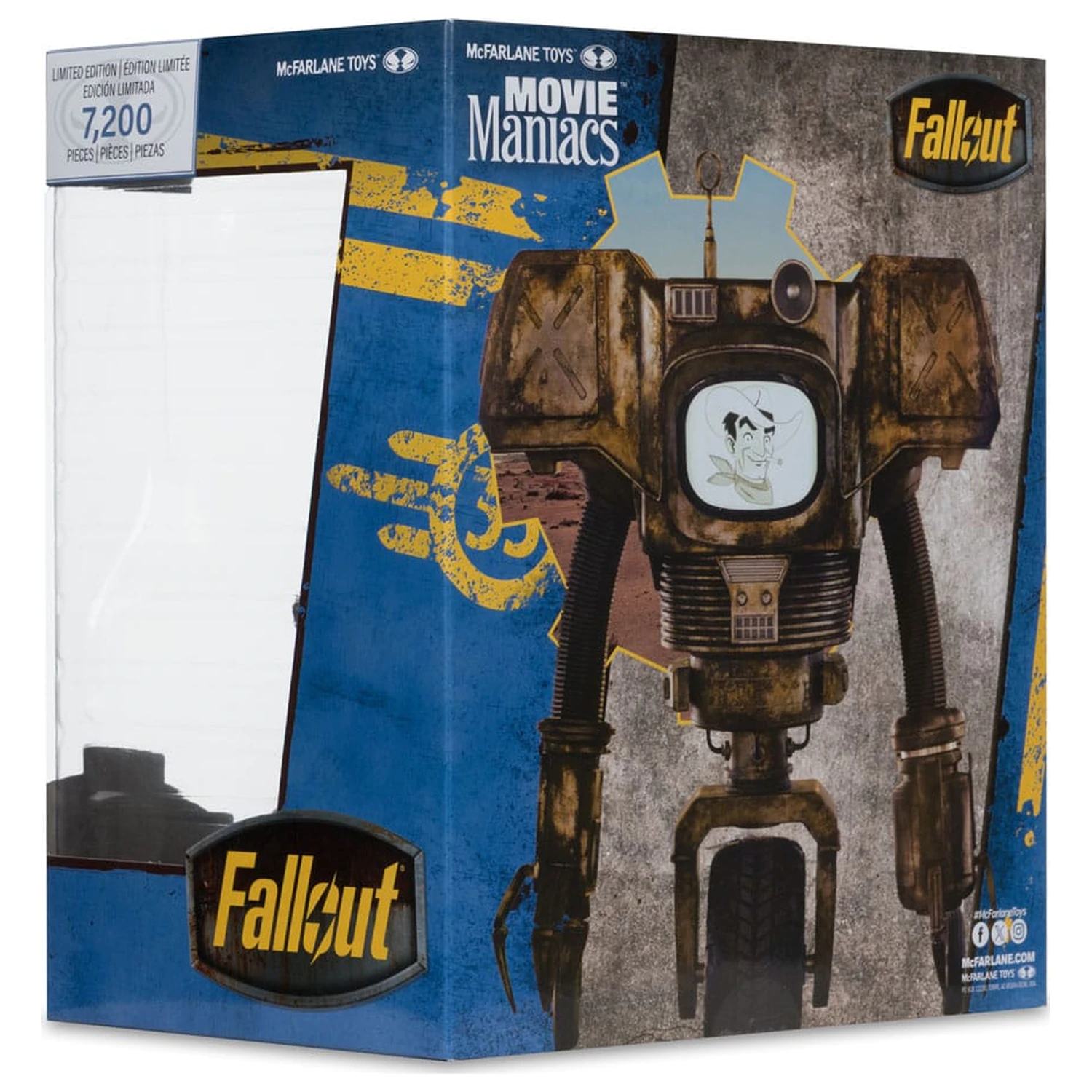Fallout Movie Maniacs szobor figura Securitron (Season 2) 15 cm termékfotó