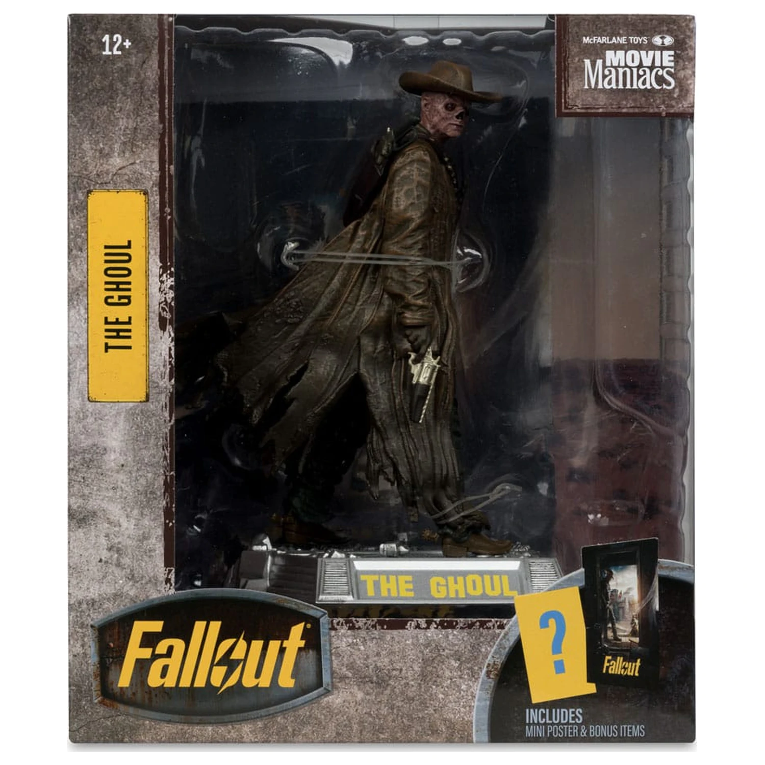 Fallout Movie Maniacs szobor figura The Ghoul (Season 2) 17 cm termékfotó