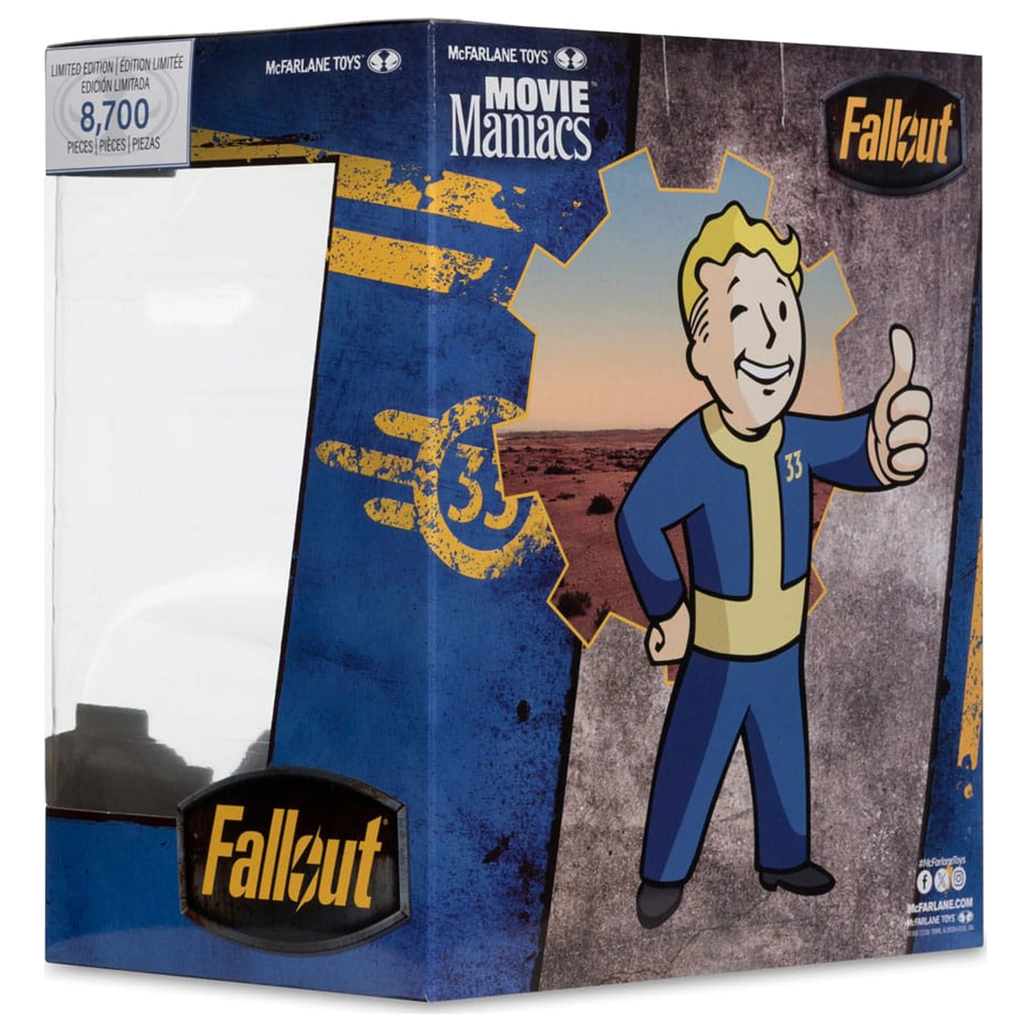 Fallout Movie Maniacs szobor figura Vault Boy Version 1 14 cm termékfotó