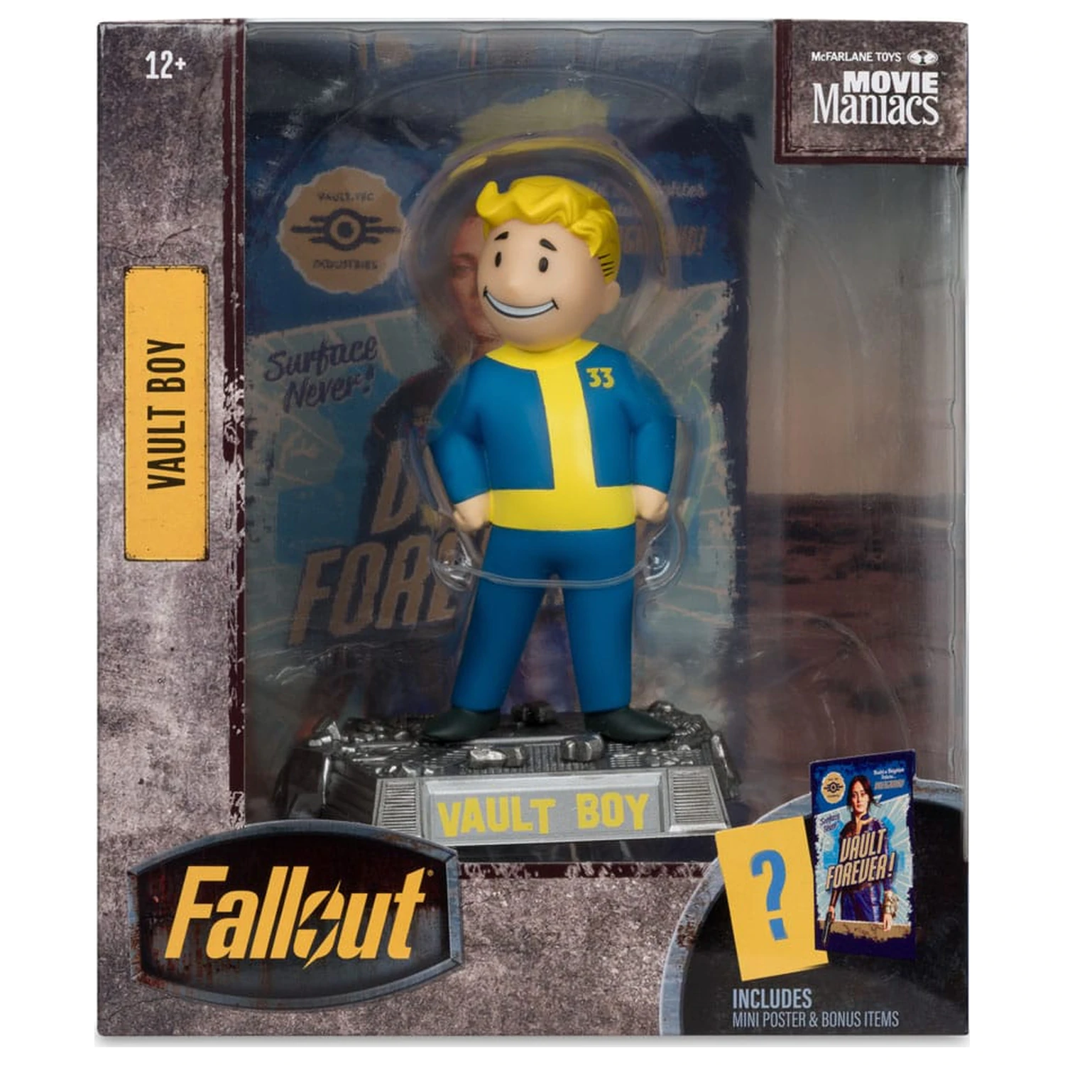 Fallout Movie Maniacs szobor figura Vault Boy Version 2 14 cm termékfotó