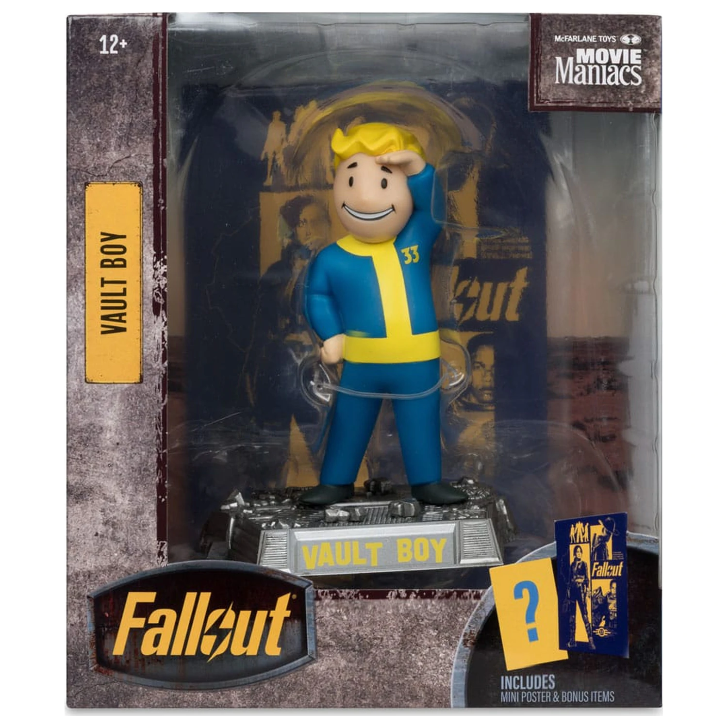 Fallout Movie Maniacs szobor figura Vault Boy Version 3 14 cm termékfotó