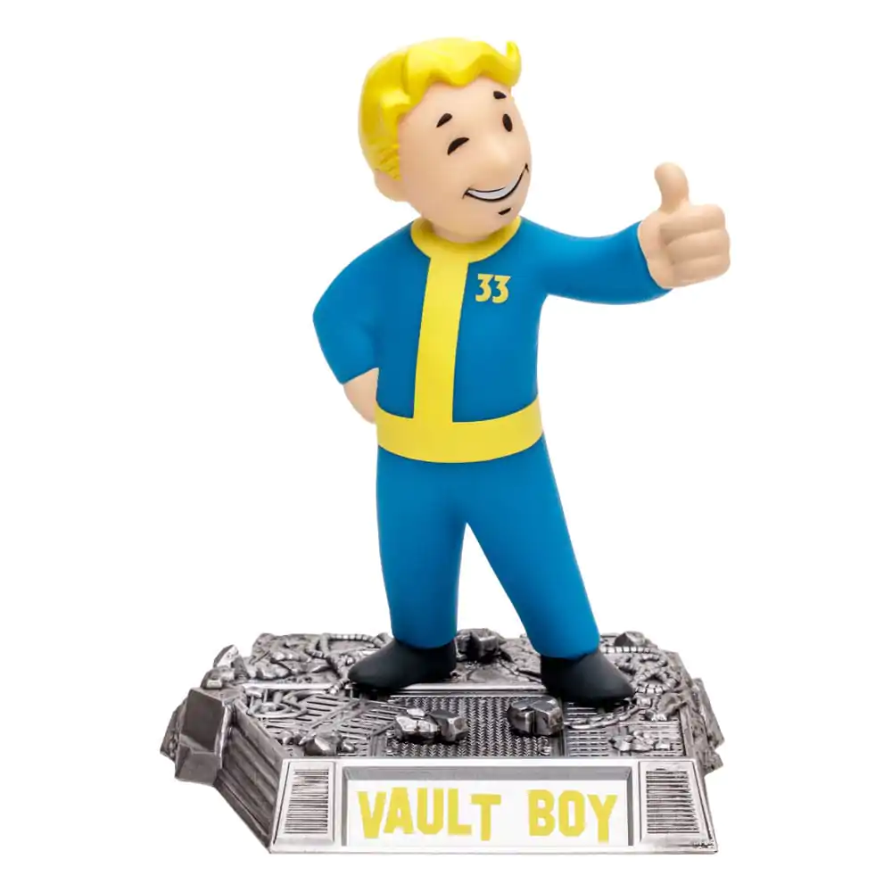 Fallout Movie Maniacs Vault Boy (Gold Label) figura 15 cm termékfotó