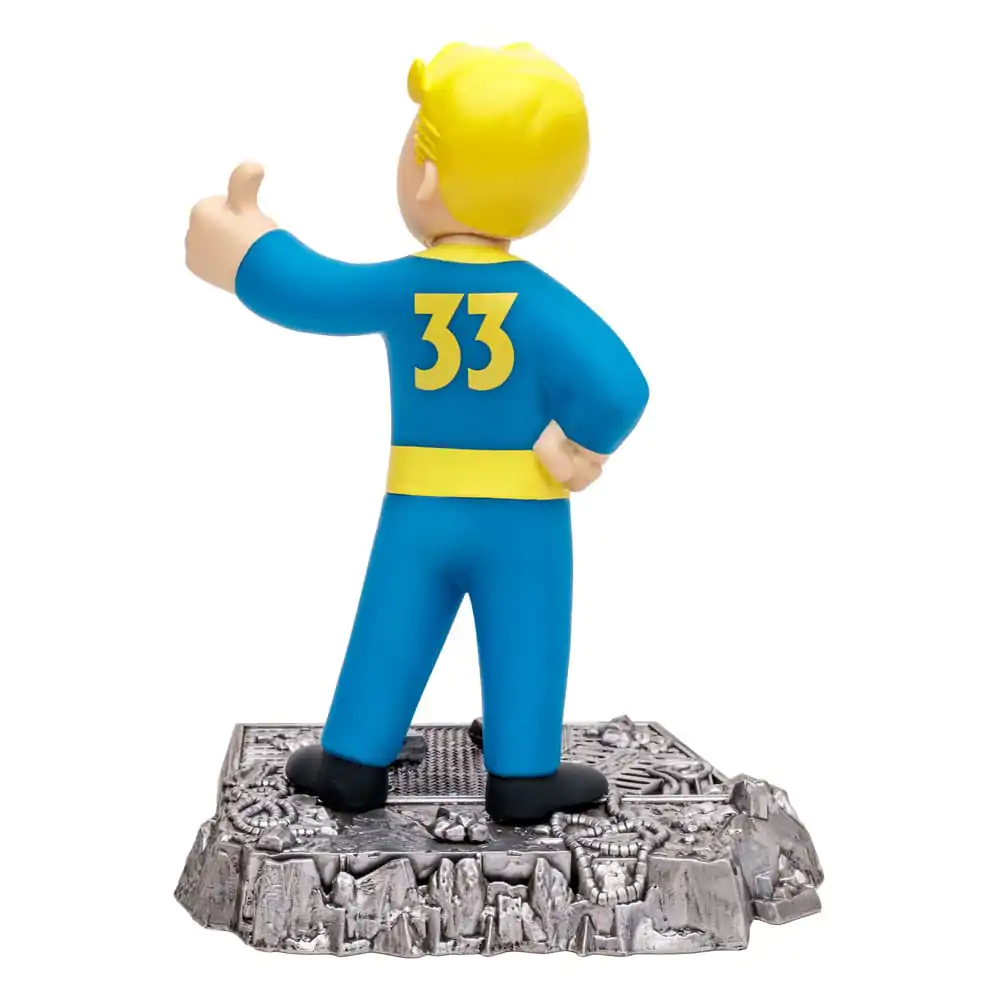 Fallout Movie Maniacs Vault Boy (Gold Label) figura 15 cm termékfotó