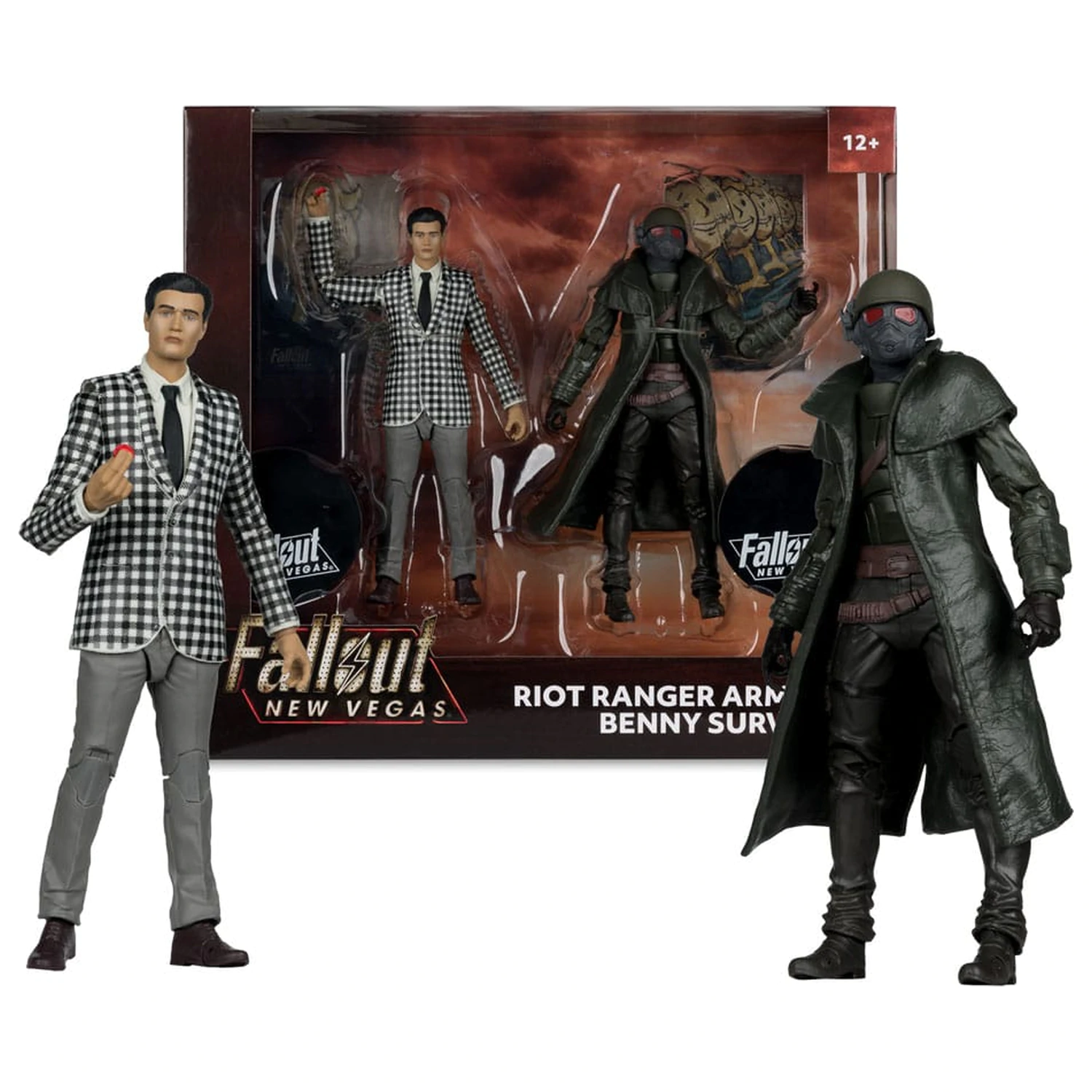 Fallout: New Vegas 2 db-os figura csomag Riot Ranger Armor & Benny Survivor 18 cm termékfotó