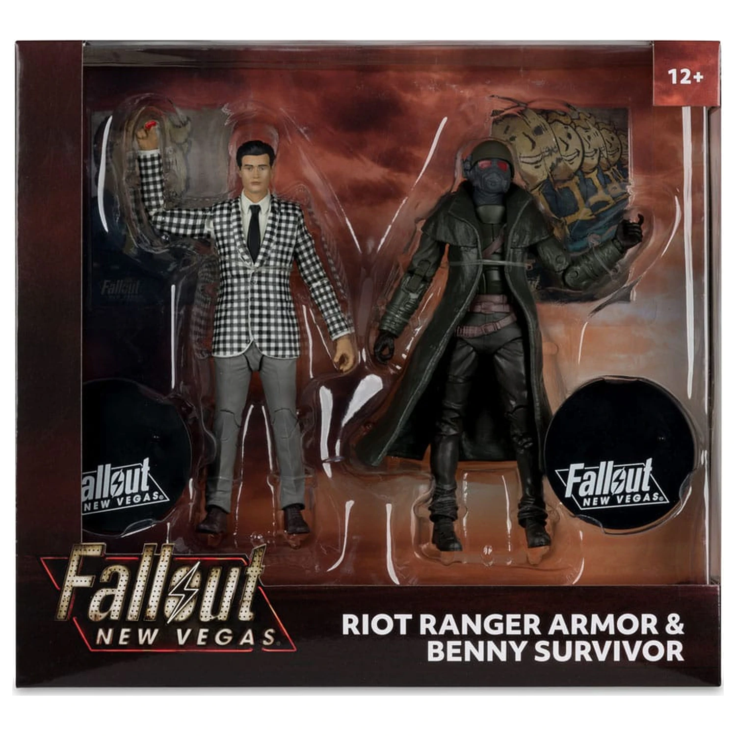 Fallout: New Vegas 2 db-os figura csomag Riot Ranger Armor & Benny Survivor 18 cm termékfotó