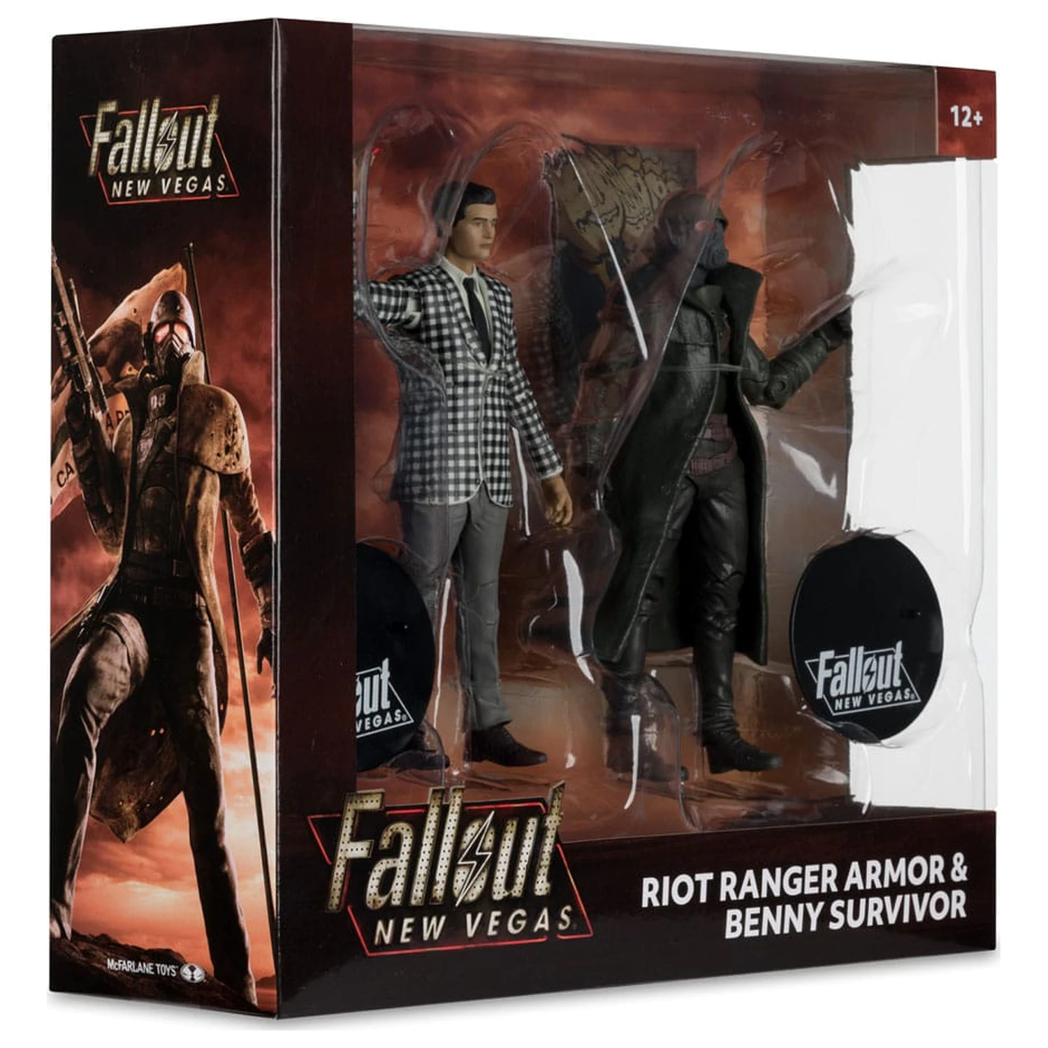 Fallout: New Vegas 2 db-os figura csomag Riot Ranger Armor & Benny Survivor 18 cm termékfotó