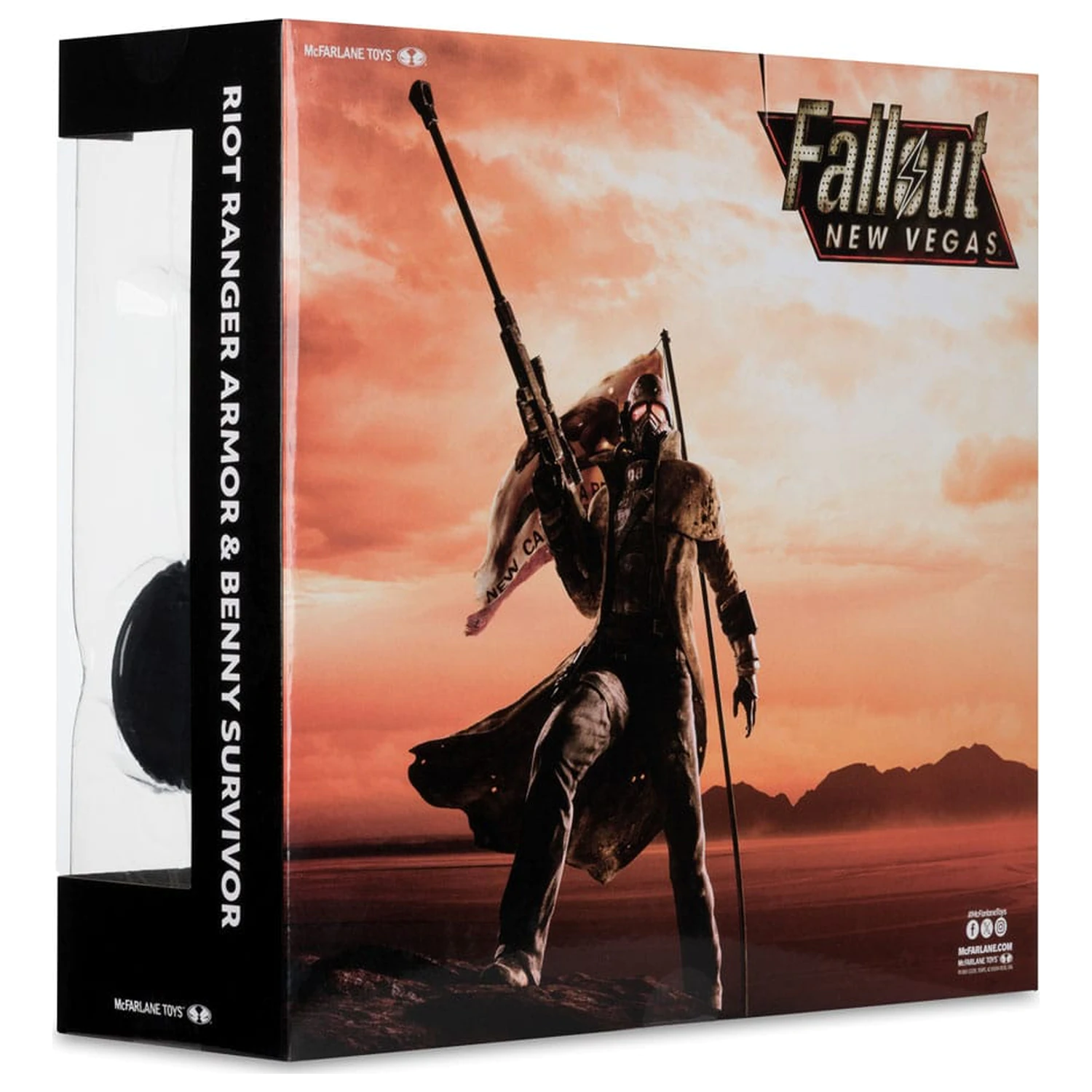 Fallout: New Vegas 2 db-os figura csomag Riot Ranger Armor & Benny Survivor 18 cm termékfotó