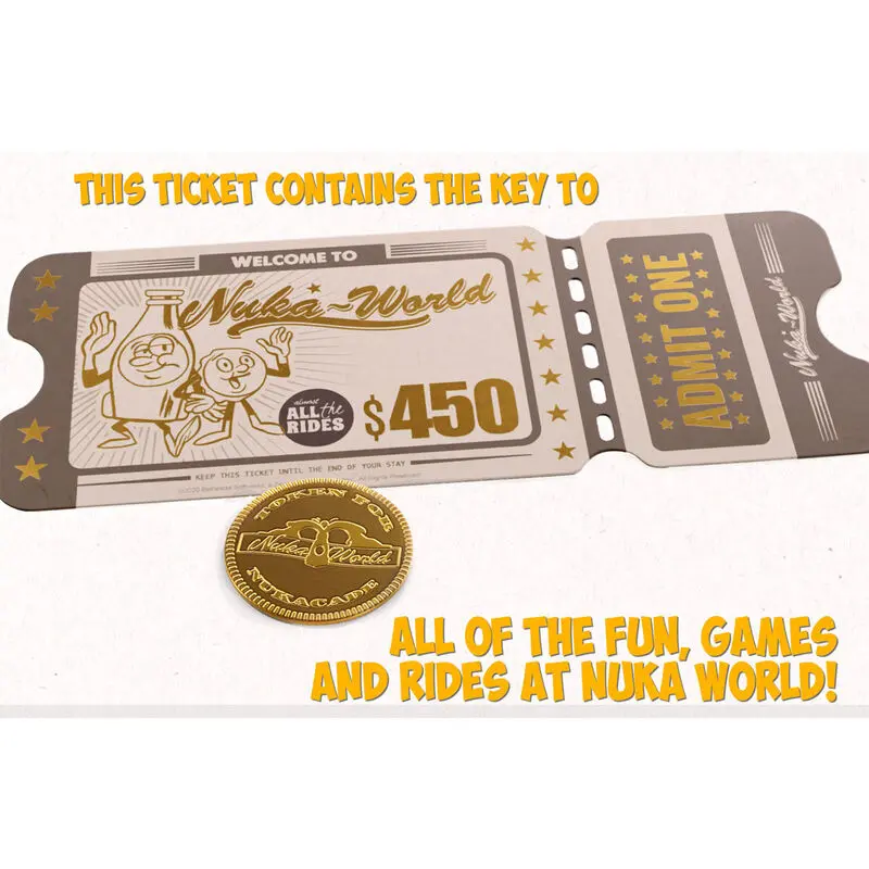 Fallout Nuka World angol nyelvű welcome kit ajándékcsomag termékfotó