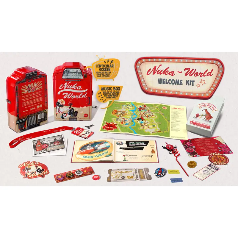 Fallout Nuka World angol nyelvű welcome kit ajándékcsomag termékfotó