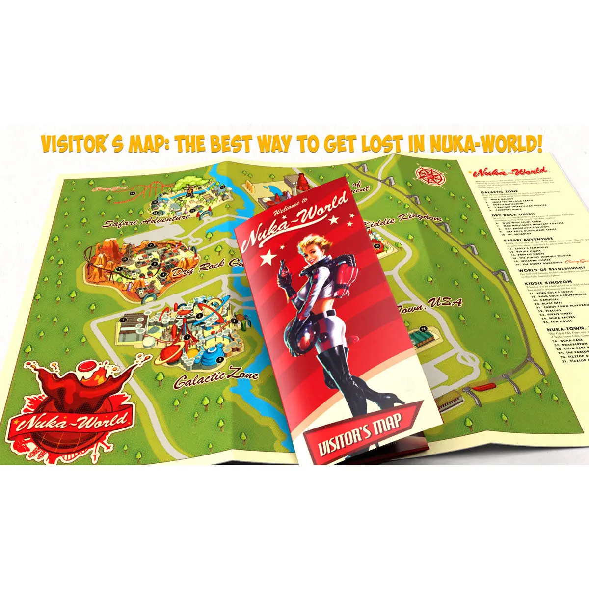 Fallout Nuka World angol nyelvű welcome kit ajándékcsomag termékfotó
