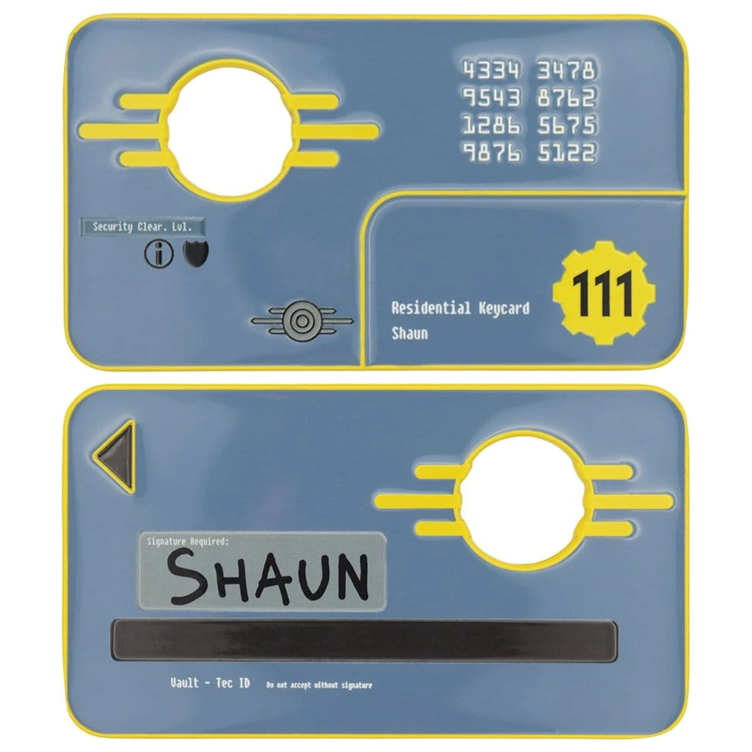 Fallout replika Security Keycard Vault 111 Limitált kiadás 11 cm termékfotó