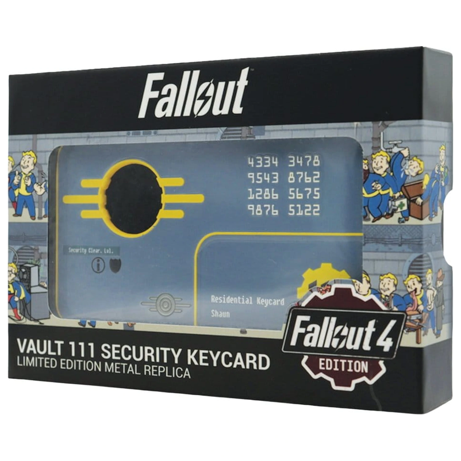 Fallout replika Security Keycard Vault 111 Limitált kiadás 11 cm termékfotó