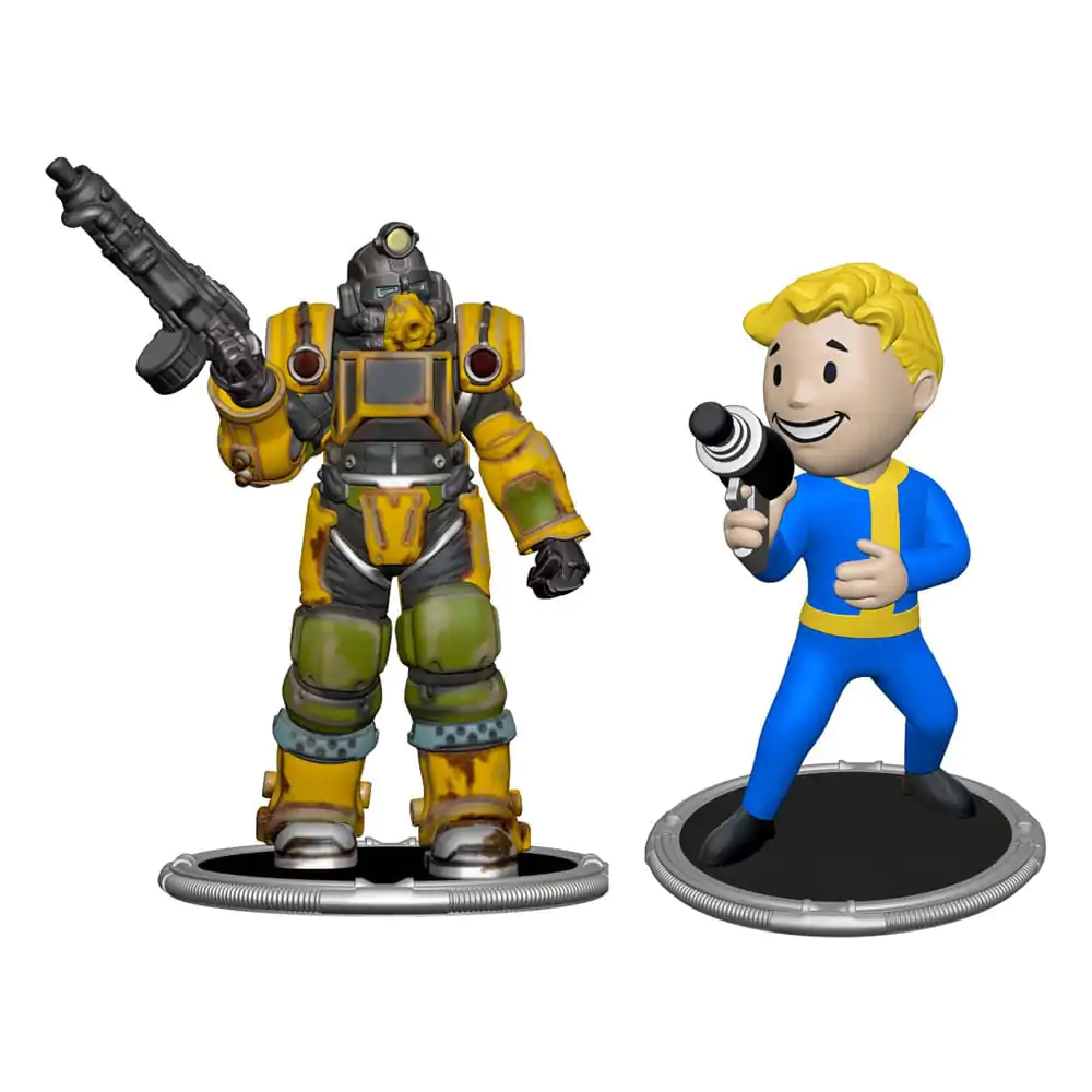 Fallout Mini Figures 2-Pack Set A Excavator & Vault Boy (Gun) 7 cm termékfotó