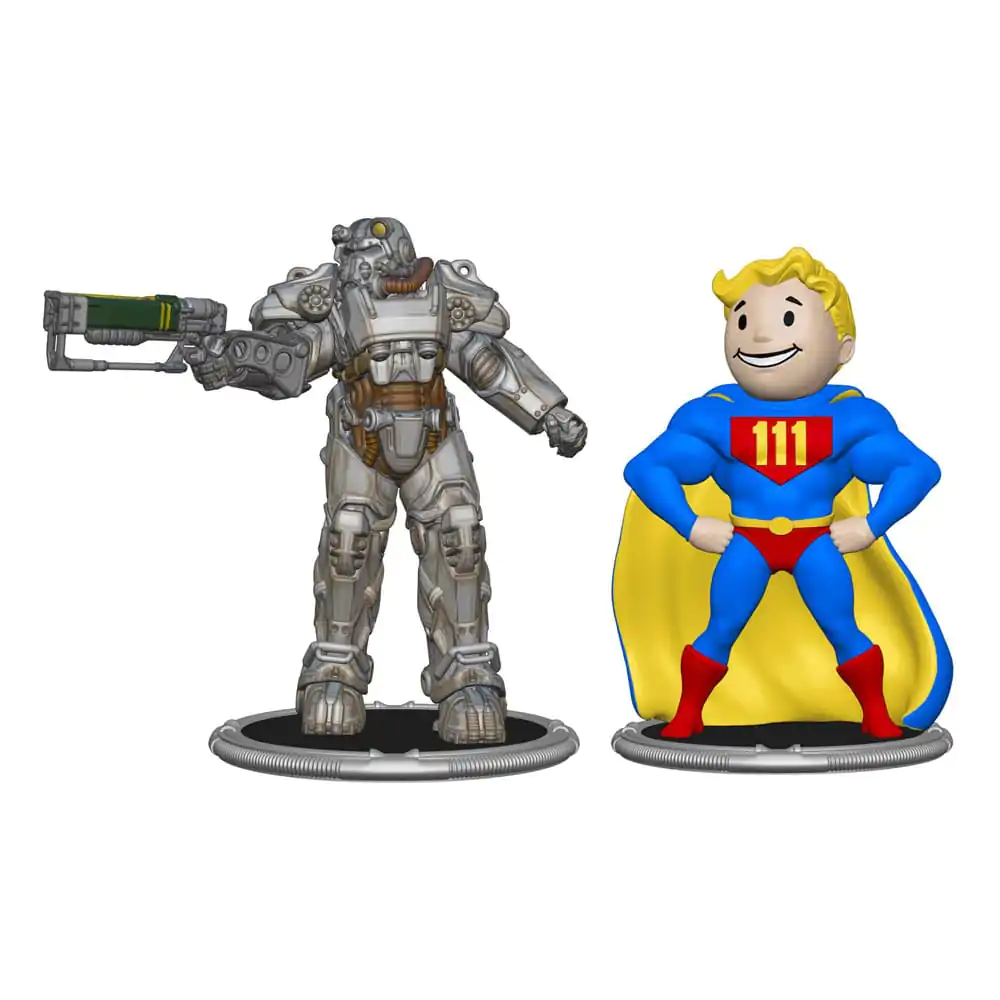 Fallout Mini Figures 2-Pack Set C T-60 & Vault Boy (Power) 7 cm termékfotó