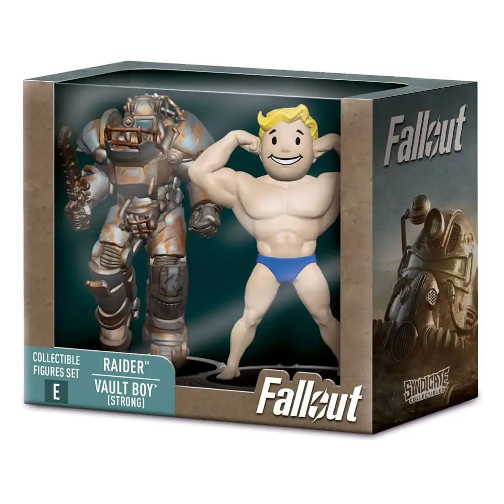 Fallout Mini Figures 2-Pack Set E Raider & Vault Boy (Strong) 7 cm termékfotó