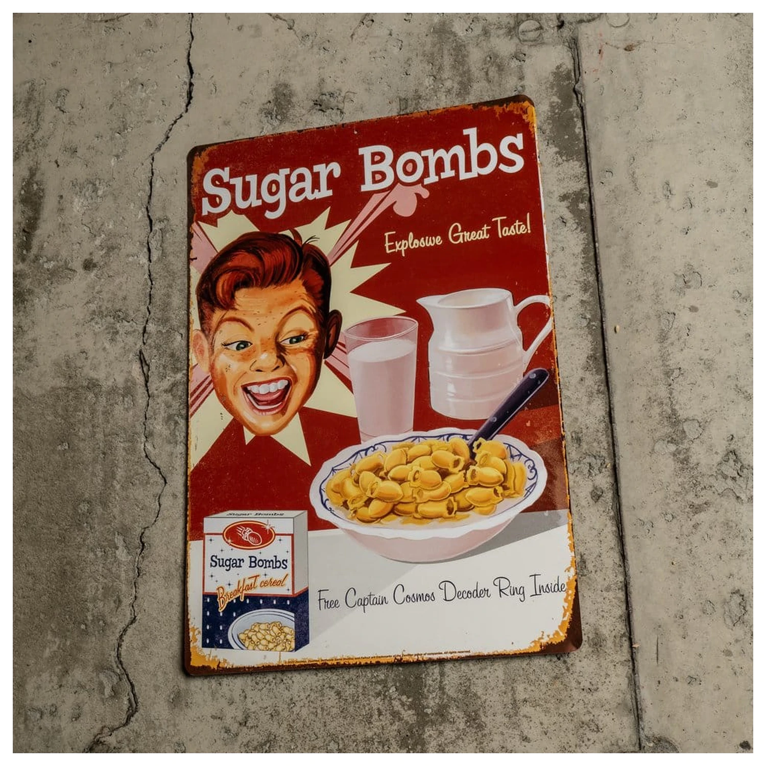 Fallout Sugar Bombs fém dekorációs tábla termékfotó