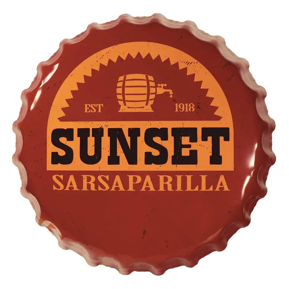 Fallout Sunset Sarsaparilla Bottle Cap fémtábla  termékfotó