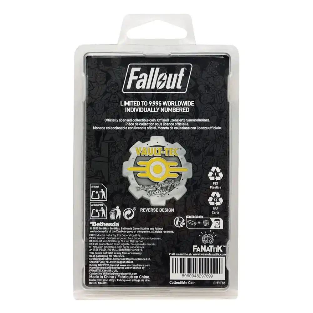 Fallout Vault 111 Door Gyűjthető érme Limitált kiadás termékfotó