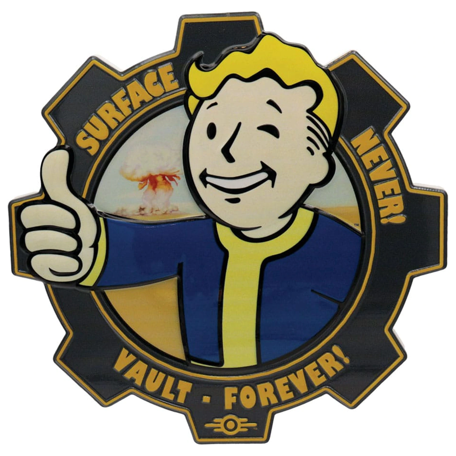 Fallout Vault Boy gyanta plakett termékfotó