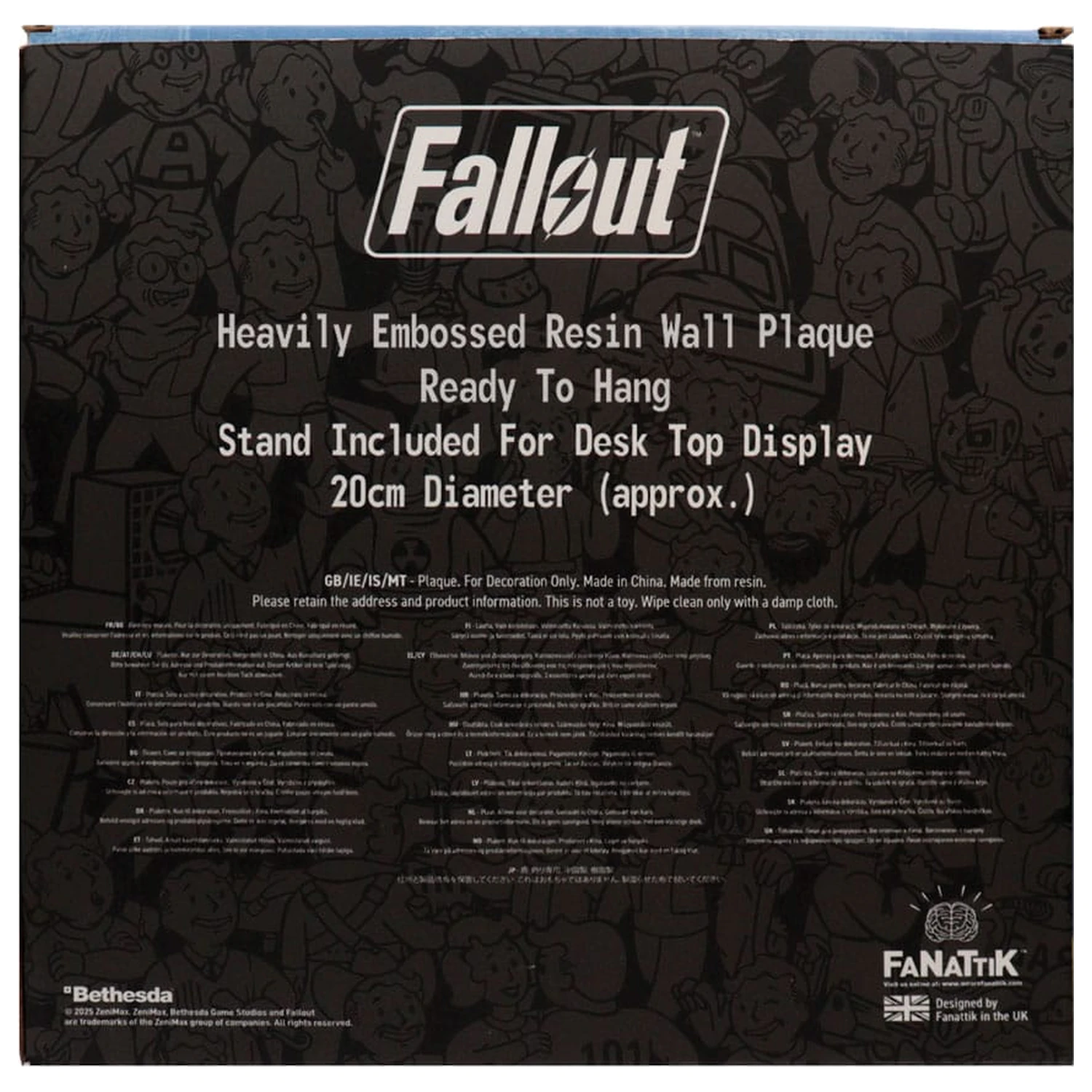 Fallout Vault Boy gyanta plakett termékfotó