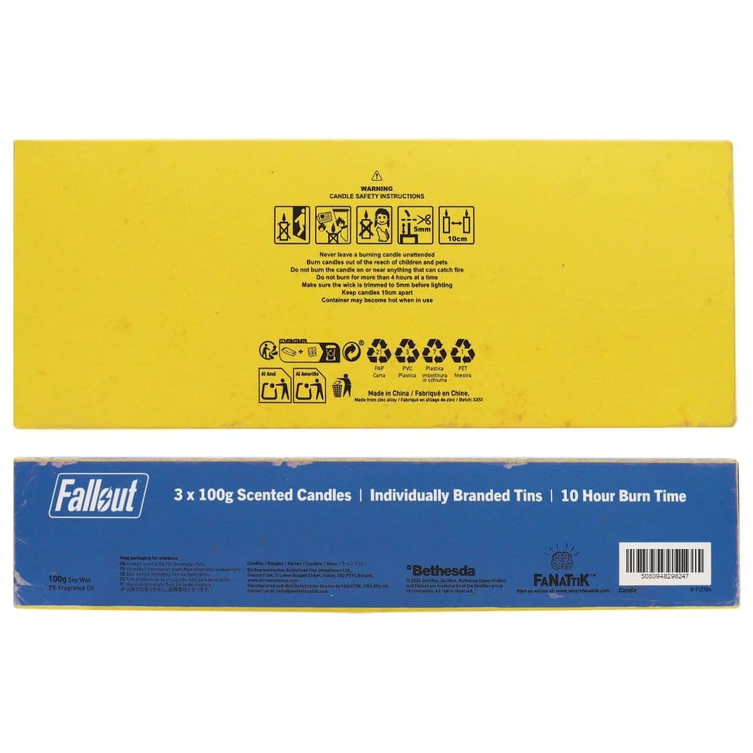 Fallout Vault Dweller's 3 db-os gyertya csomag 6 cm    termékfotó