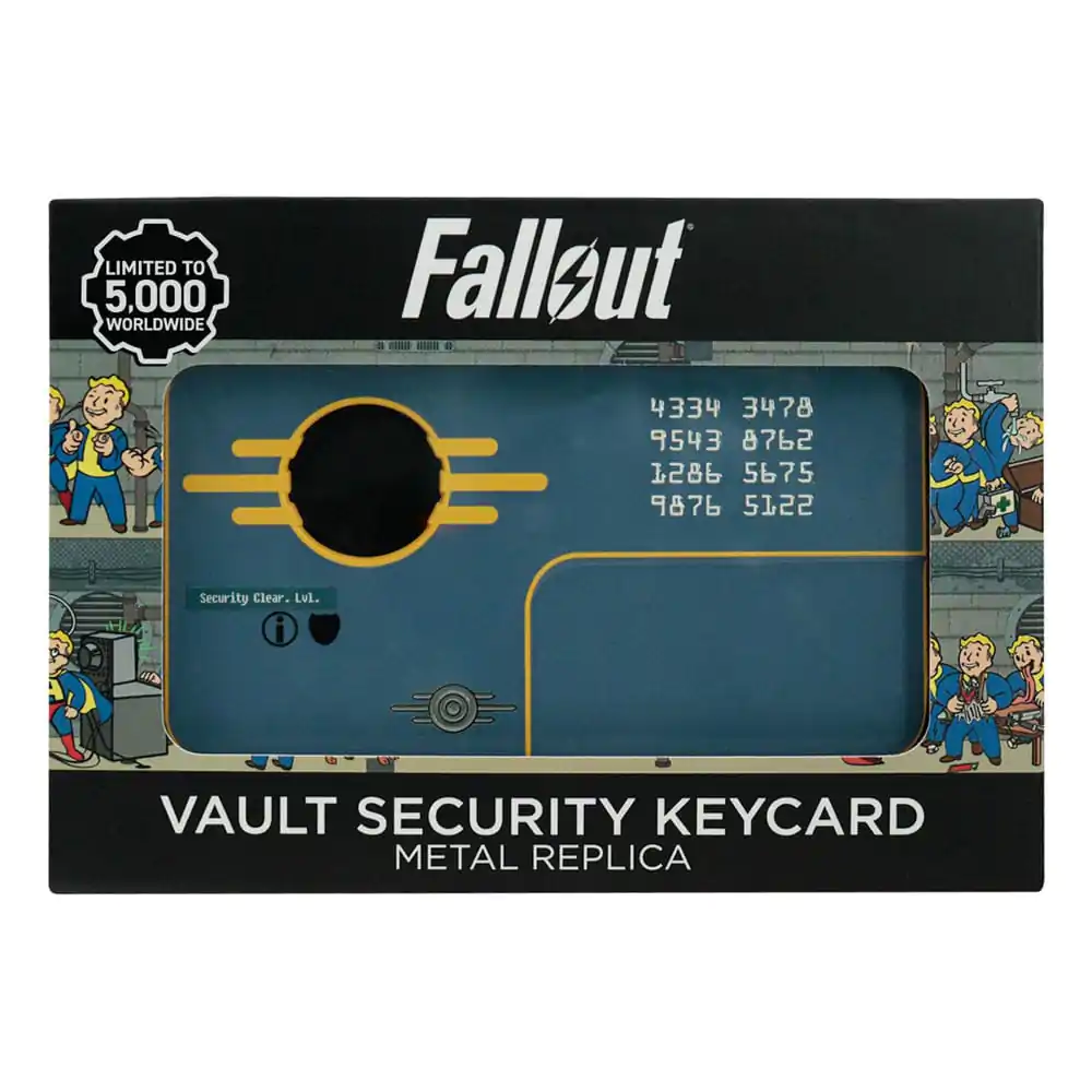 Fallout Replica Vault Security Keycard Limited Edition termékfotó