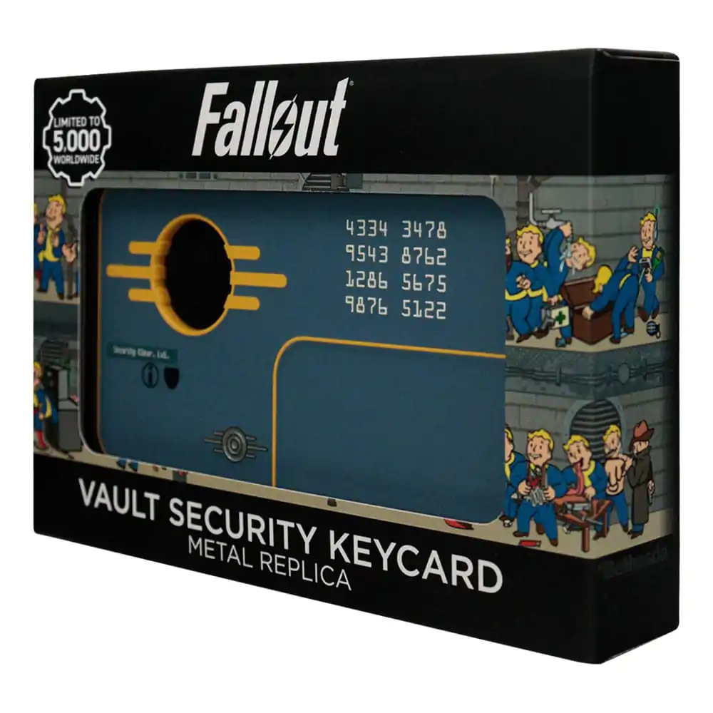 Fallout Replica Vault Security Keycard Limited Edition termékfotó