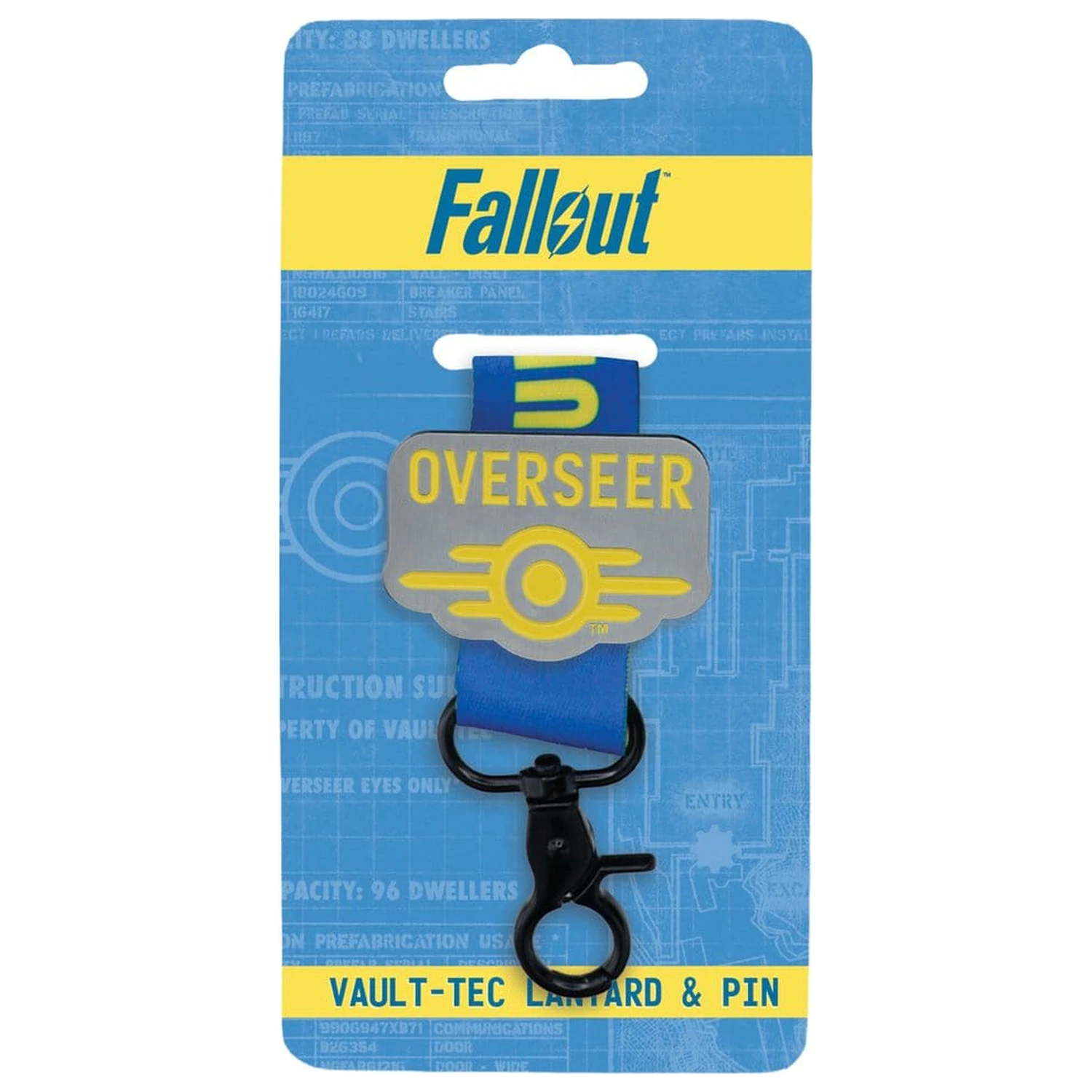 Fallout Vault-Tec Overseer nyakbaakasztó kiegészítő és kitűző csomag termékfotó
