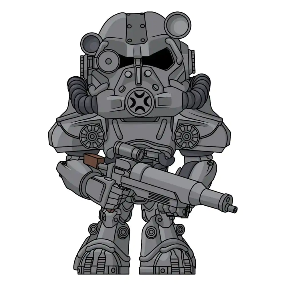 Fallout Vinyl figura T-60 Power Armor 11 cm termékfotó