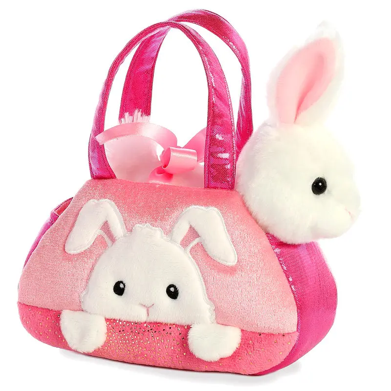 Fancy Pal Ballet Pink Rabbit plüss kézi táska 21cm termékfotó