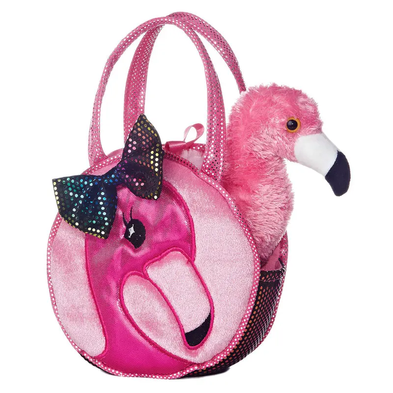 Fancy Pal Flamingo plüss kézi táska 21cm termékfotó